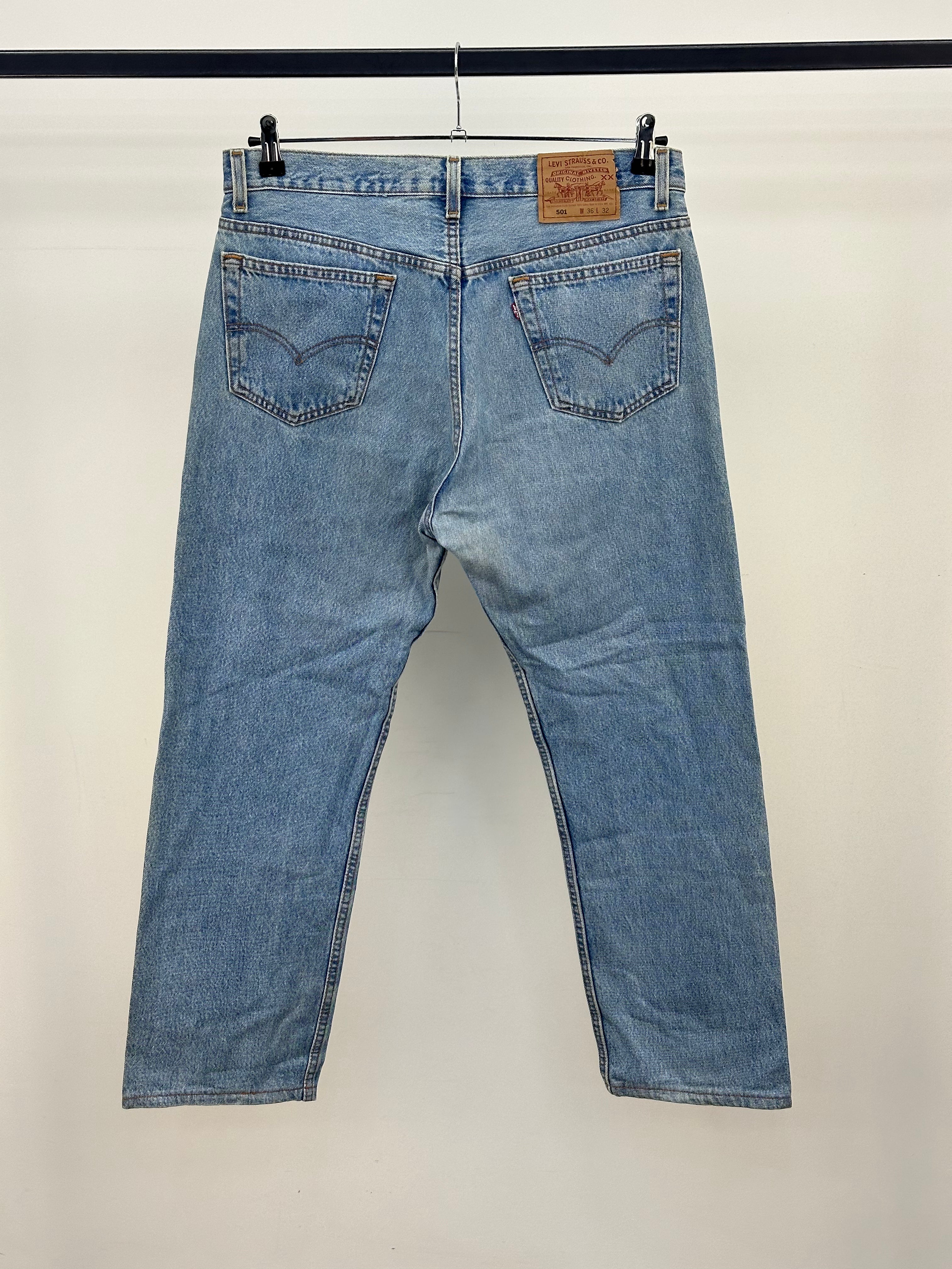LEVI'S 501 TAGLIA: 50 ITA = W36 L32