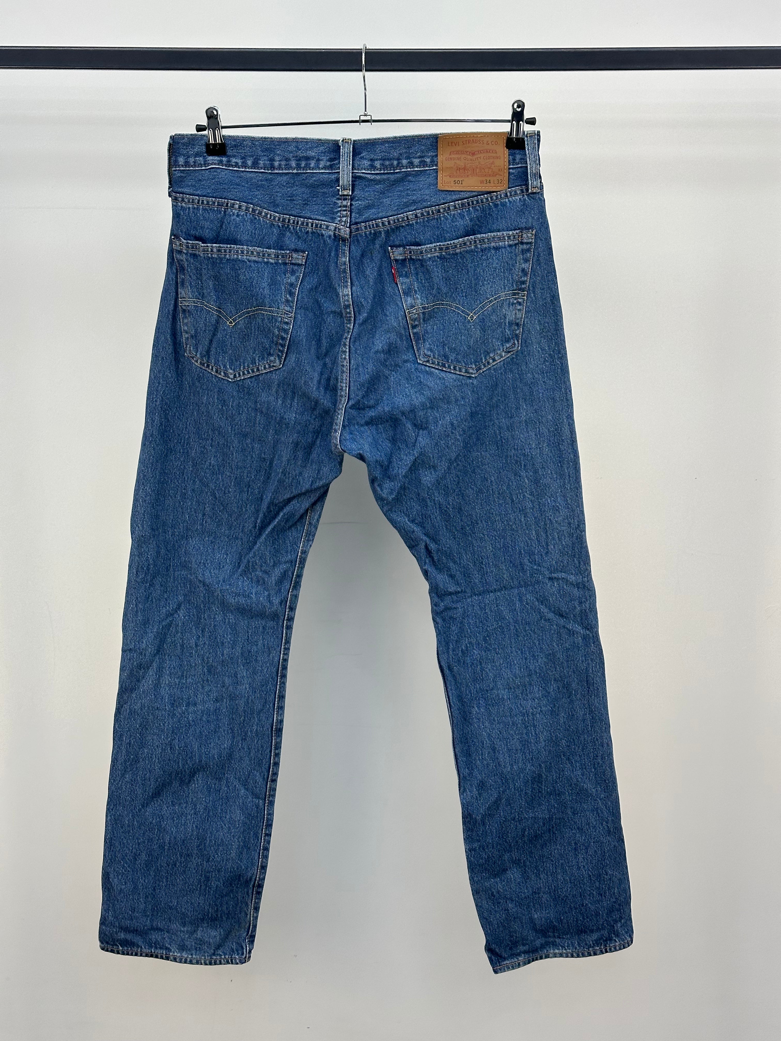 LEVI'S 501 TAGLIA: 48 ITA = W34 L32