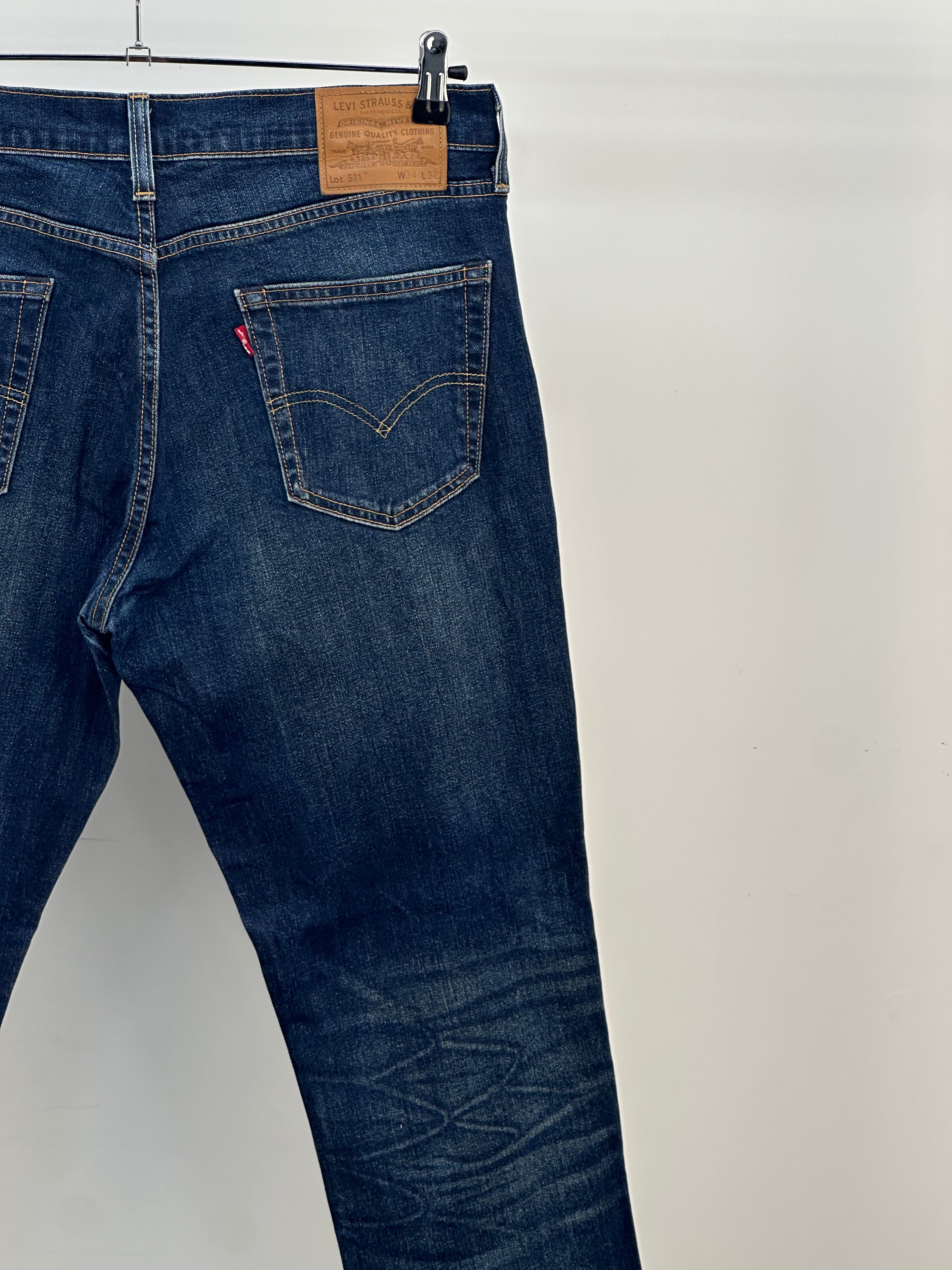 LEVI'S 511 SLIM TAGLIA: 48 ITA = W34 L32