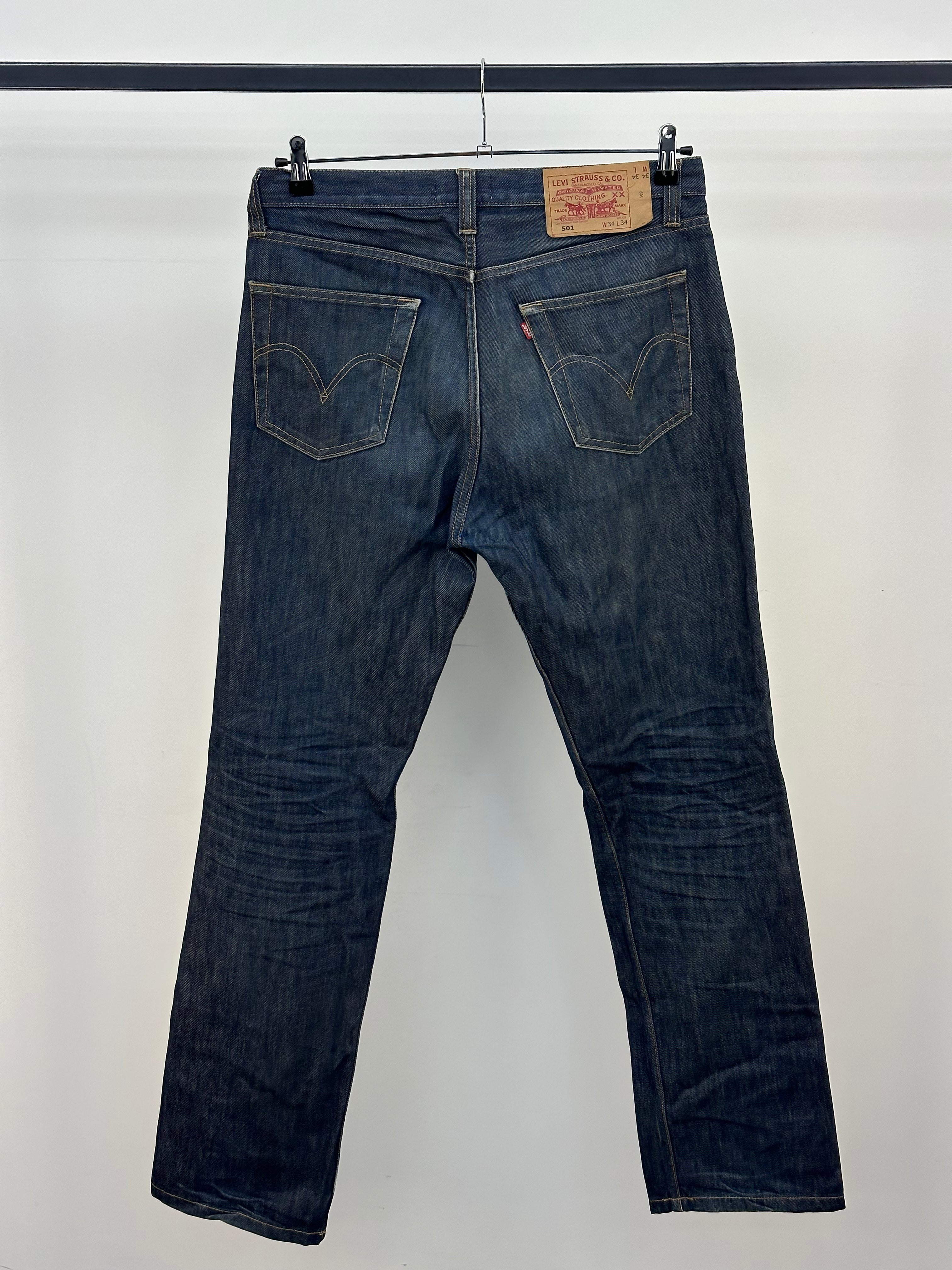 LEVI'S 501 TAGLIA: 48 ITA = W34 L34