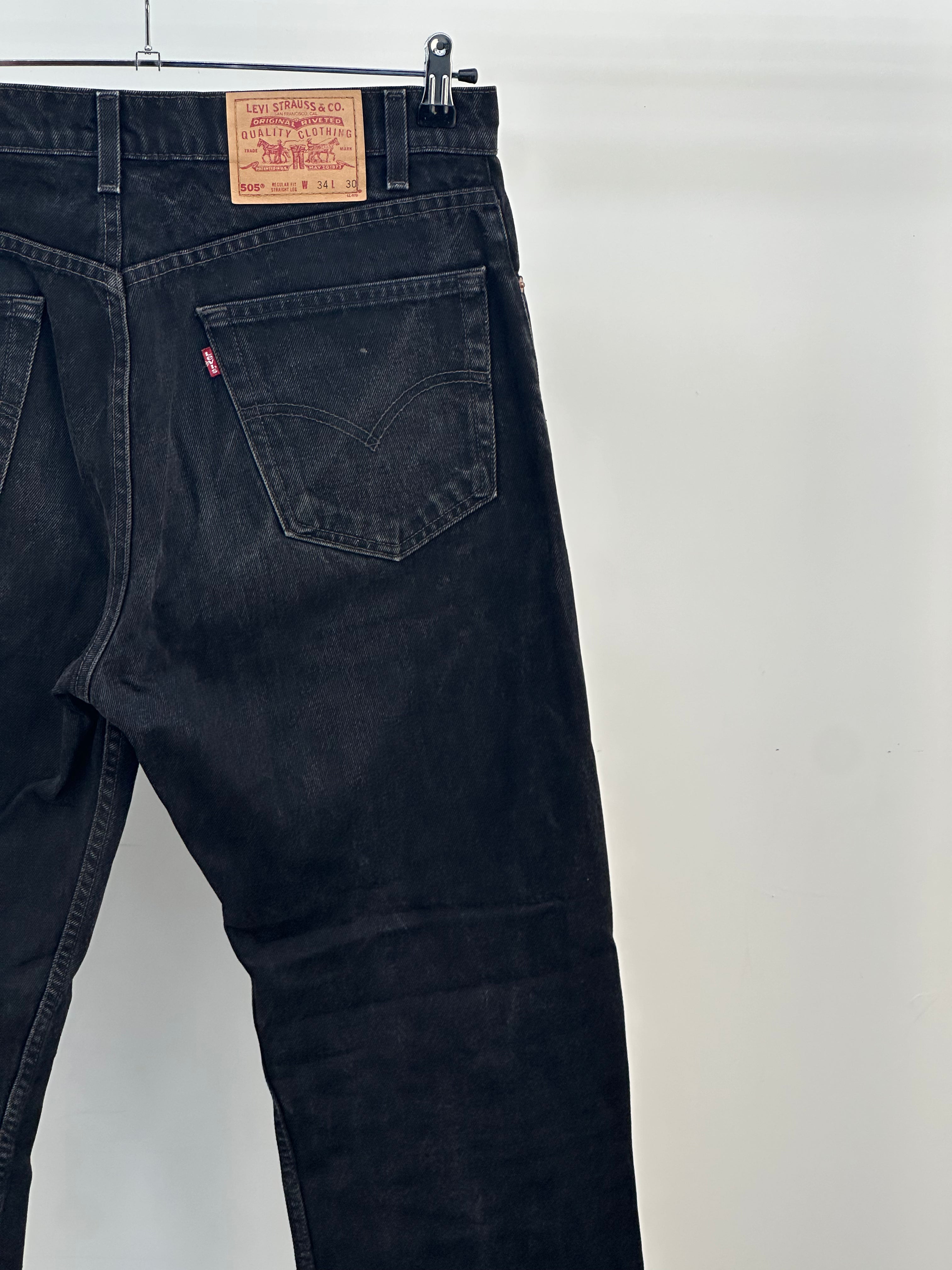 LEVI'S 505 TAGLIA: 48 ITA = W34 L30