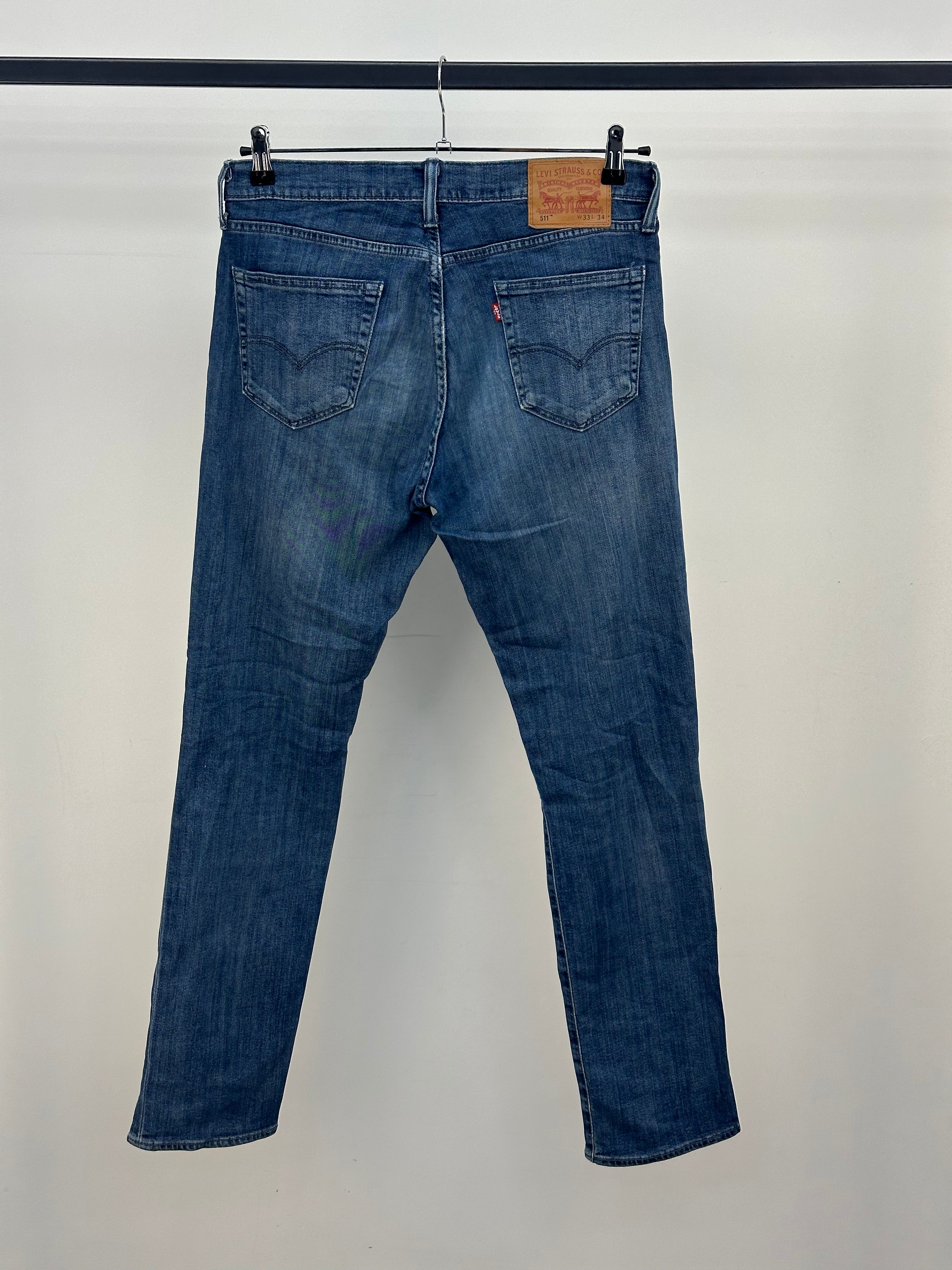 LEVI'S 511 SLIM TAGLIA: 47 = W33 L34