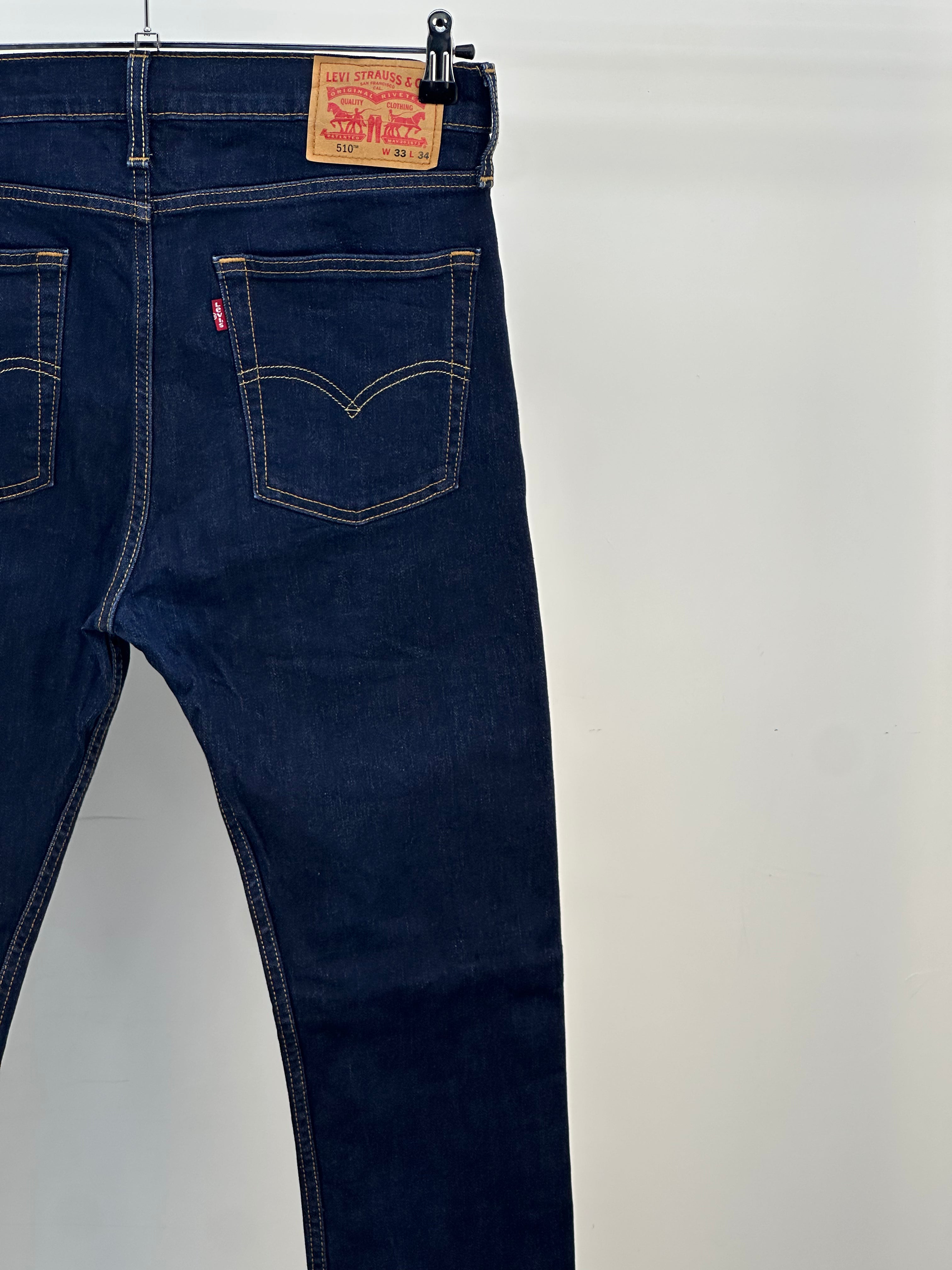 LEVI'S 510 SLIM TAGLIA: 47 = W33 L34