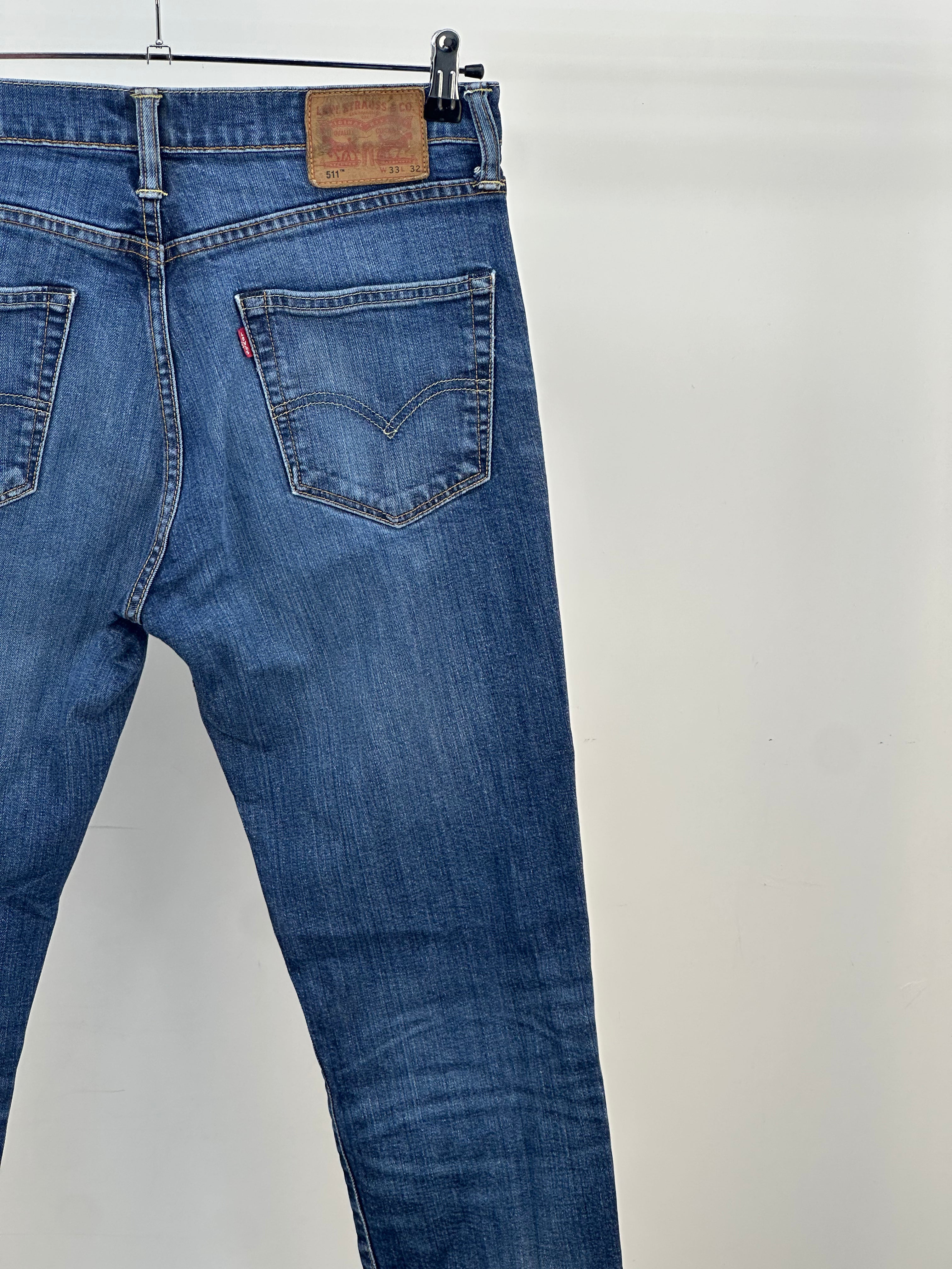 LEVI'S 511 SLIM TAGLIA: 47 = W33 L32