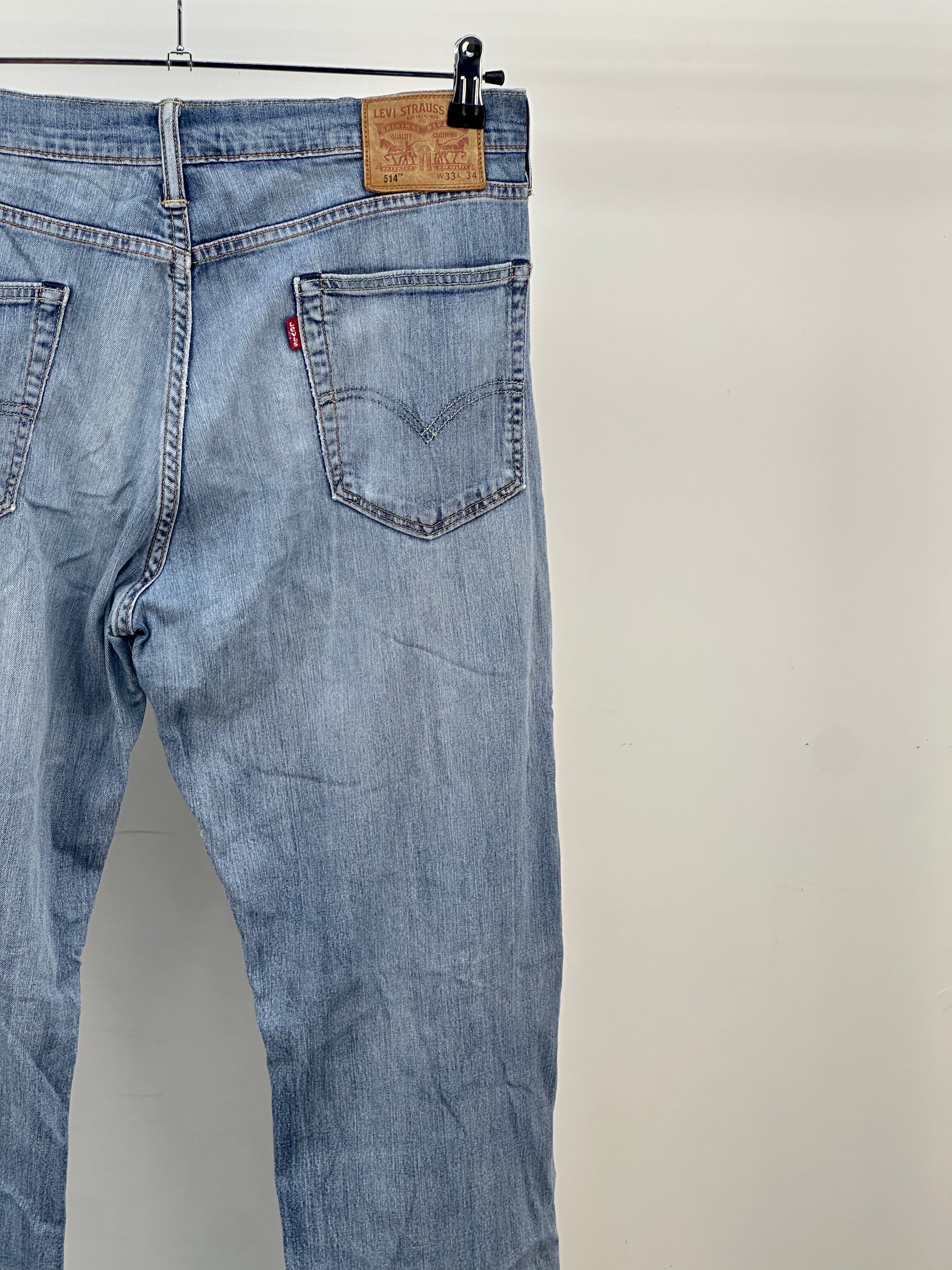 LEVI'S 514 REGULAR TAGLIA: 47 = W33 L34