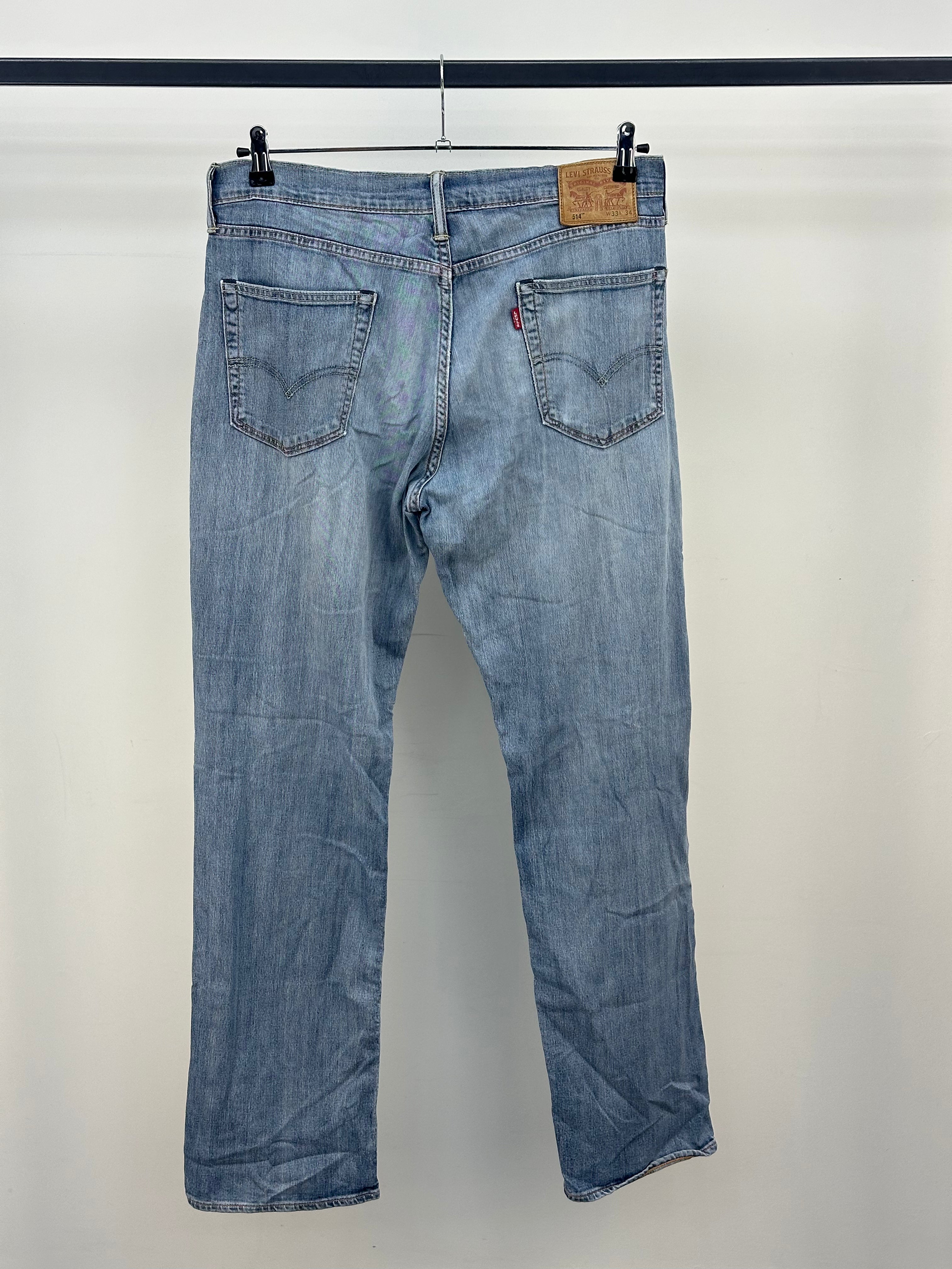 LEVI'S 514 REGULAR TAGLIA: 47 = W33 L34