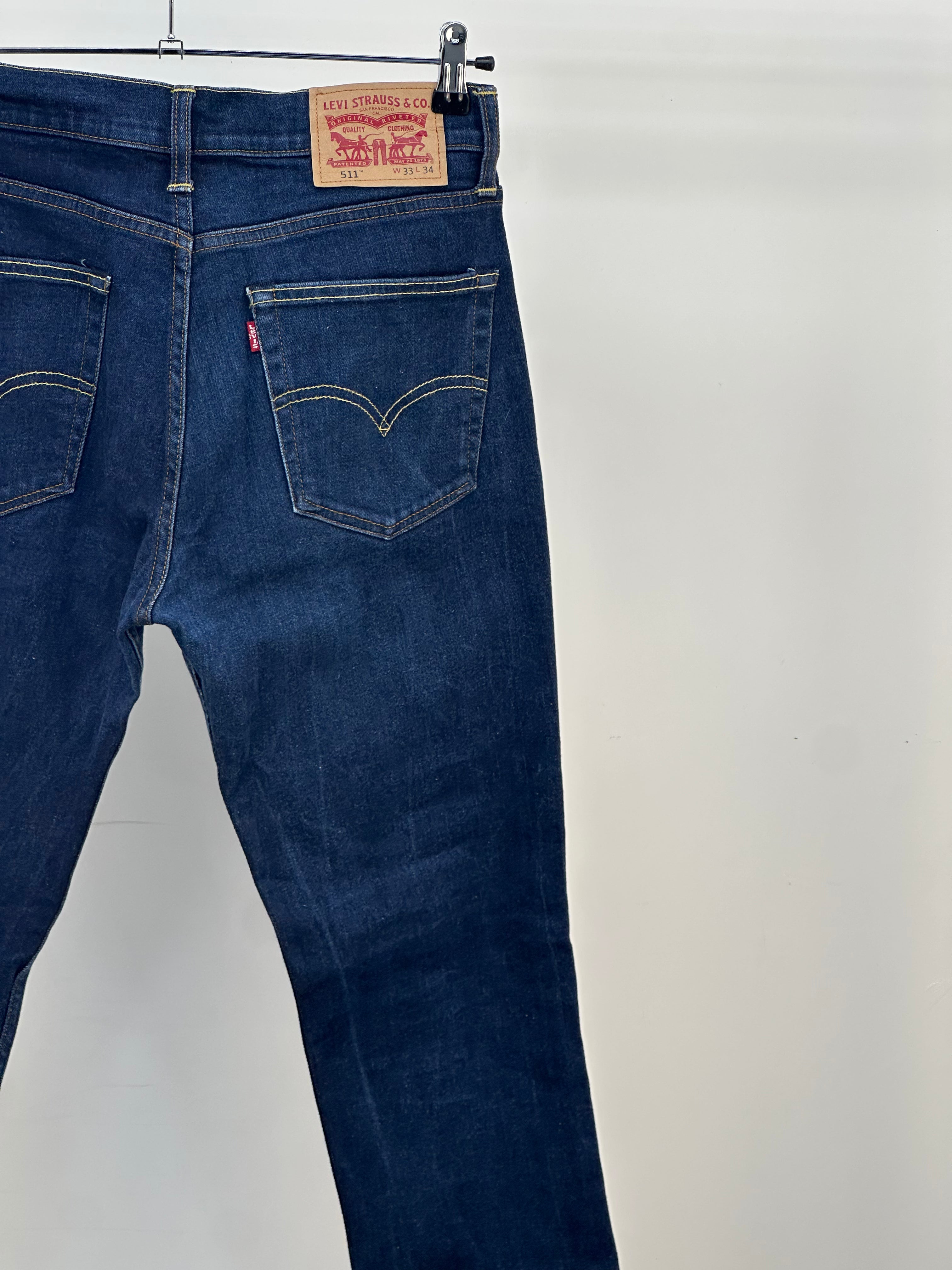 LEVI'S 511 SLIM TAGLIA: 47 = W33 L34