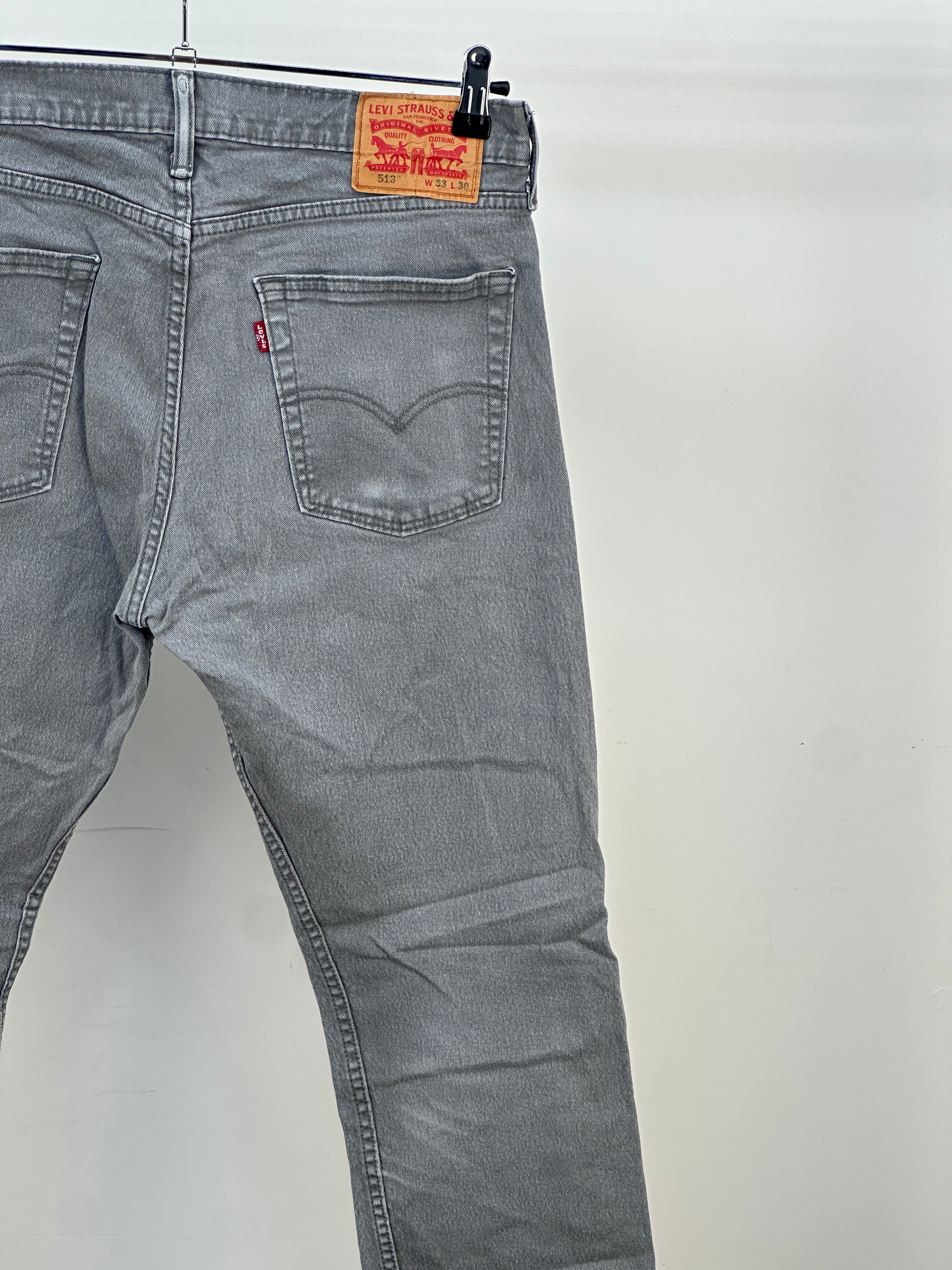 LEVI'S 513 SLIM TAGLIA: 47 = W33 L30
