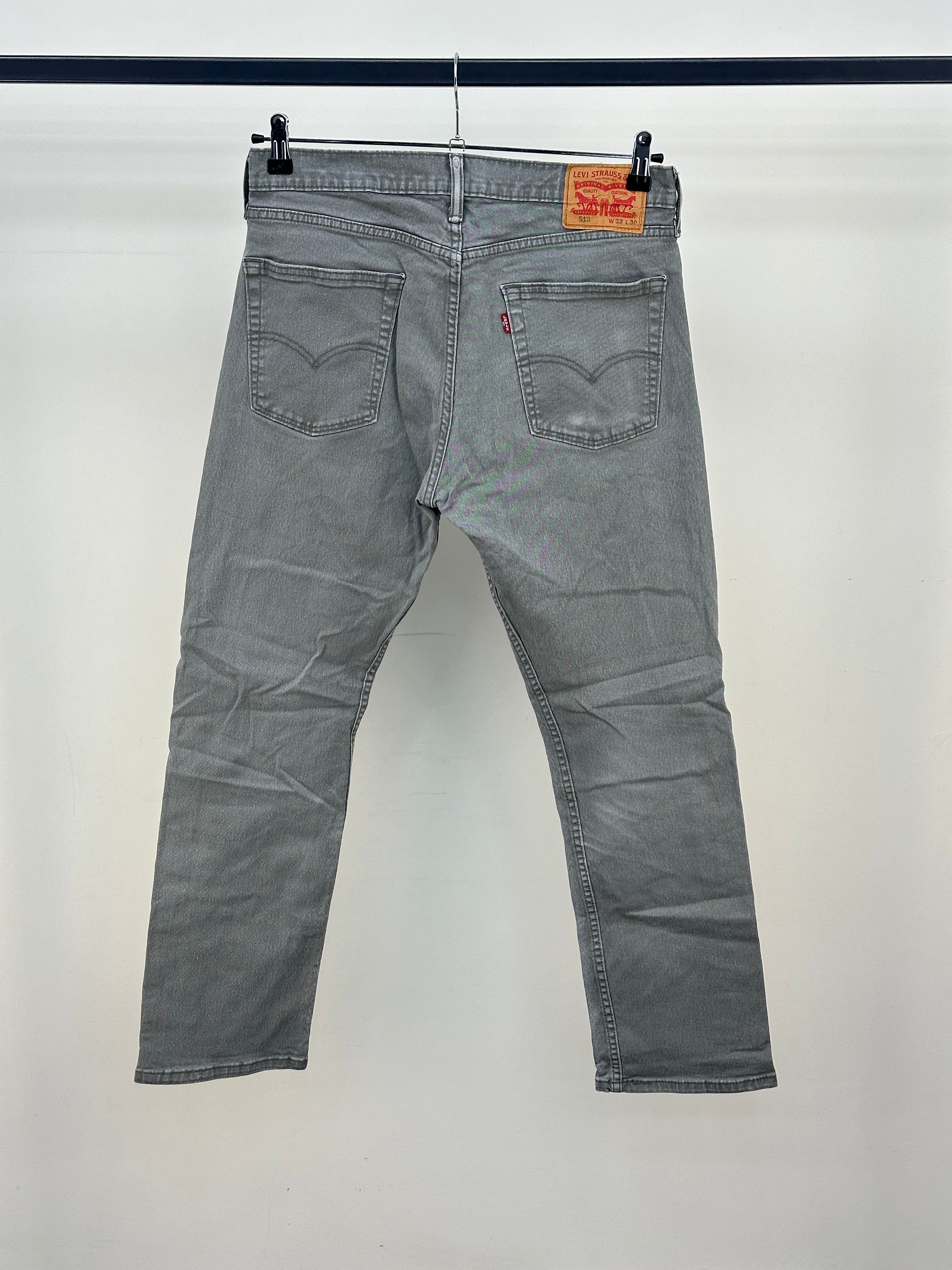 LEVI'S 513 SLIM TAGLIA: 47 = W33 L30