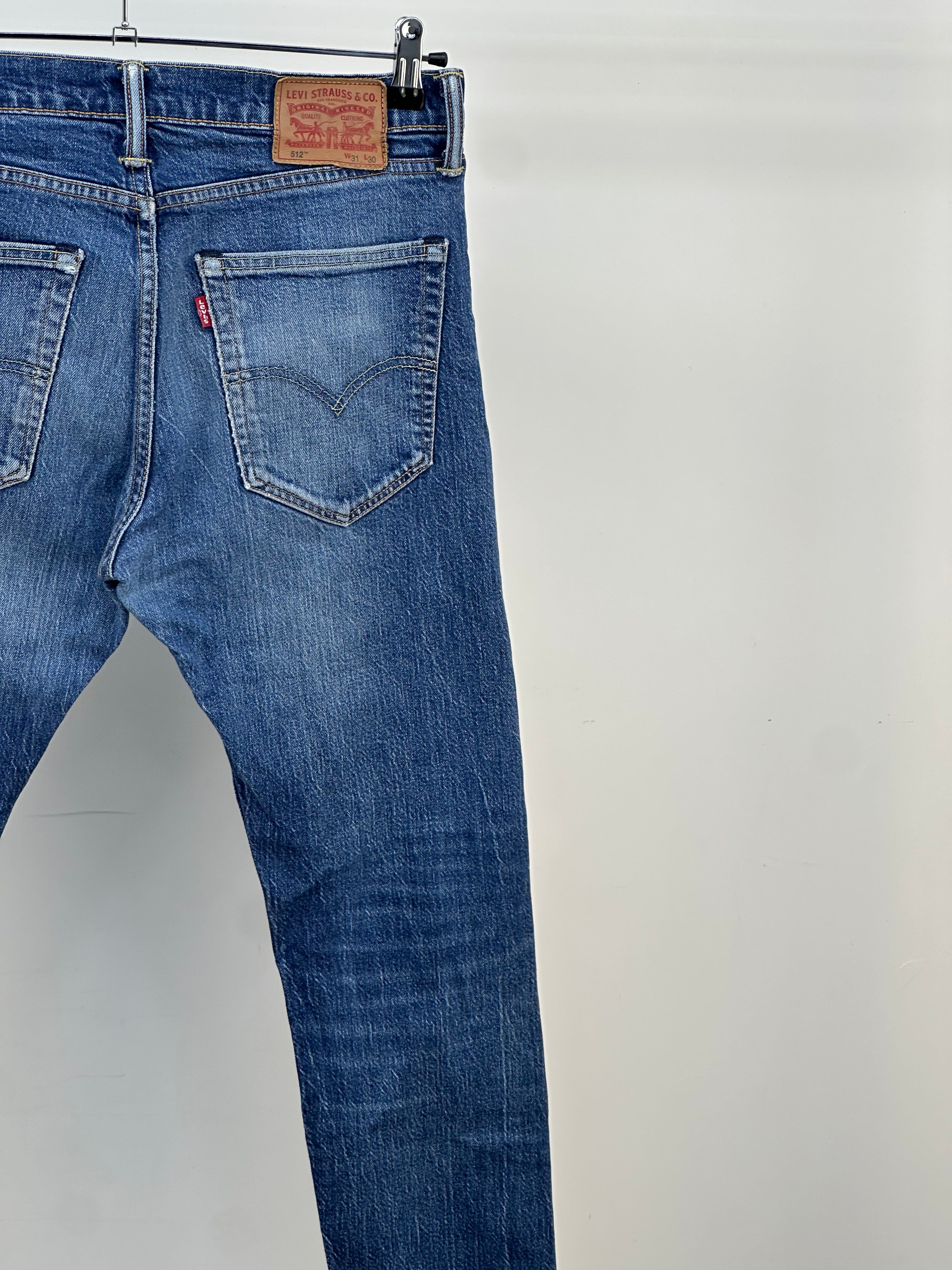 LEVI'S 512 SLIM TAGLIA: 45 ITA = W31 L30