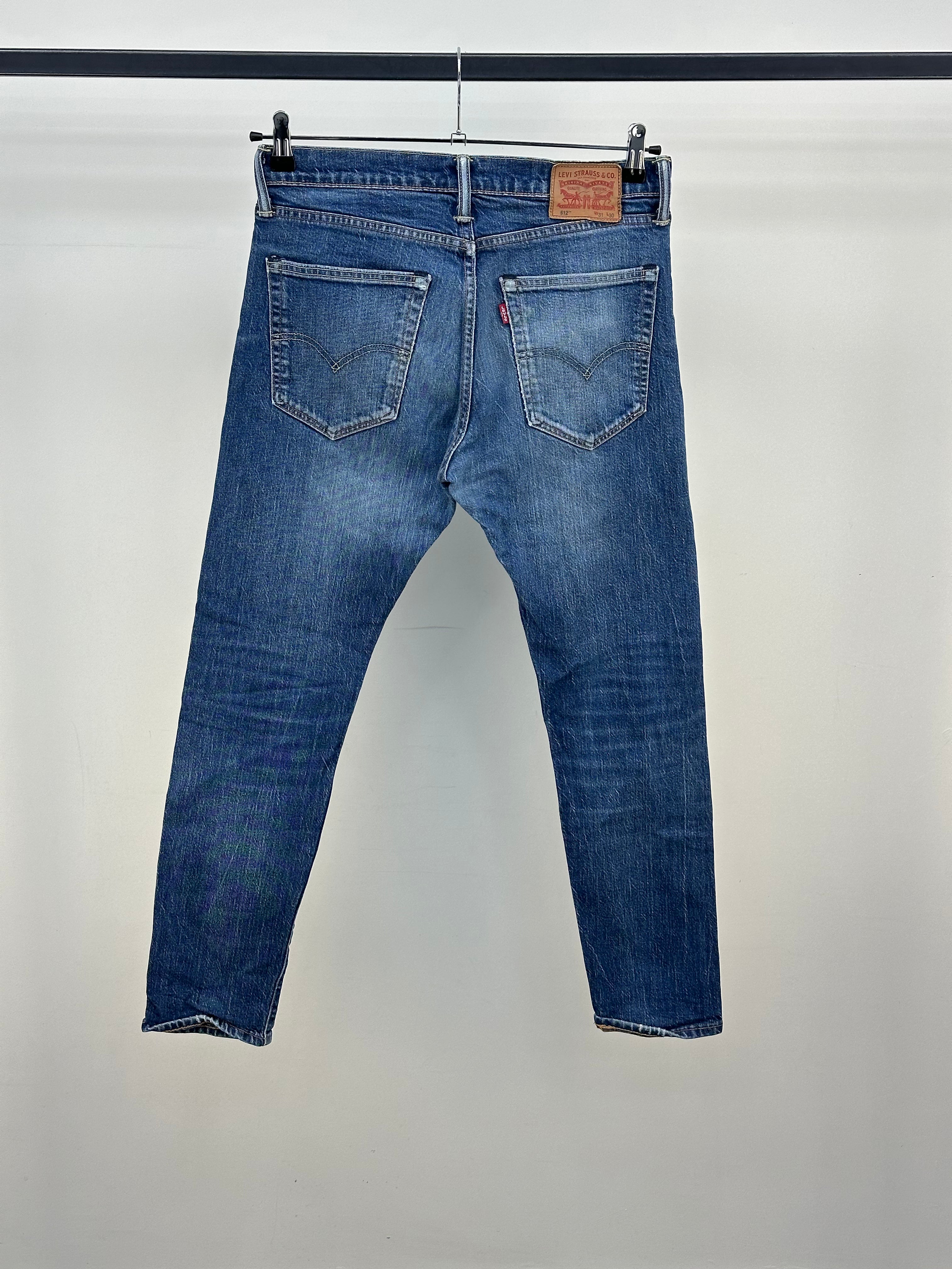 LEVI'S 512 SLIM TAGLIA: 45 ITA = W31 L30