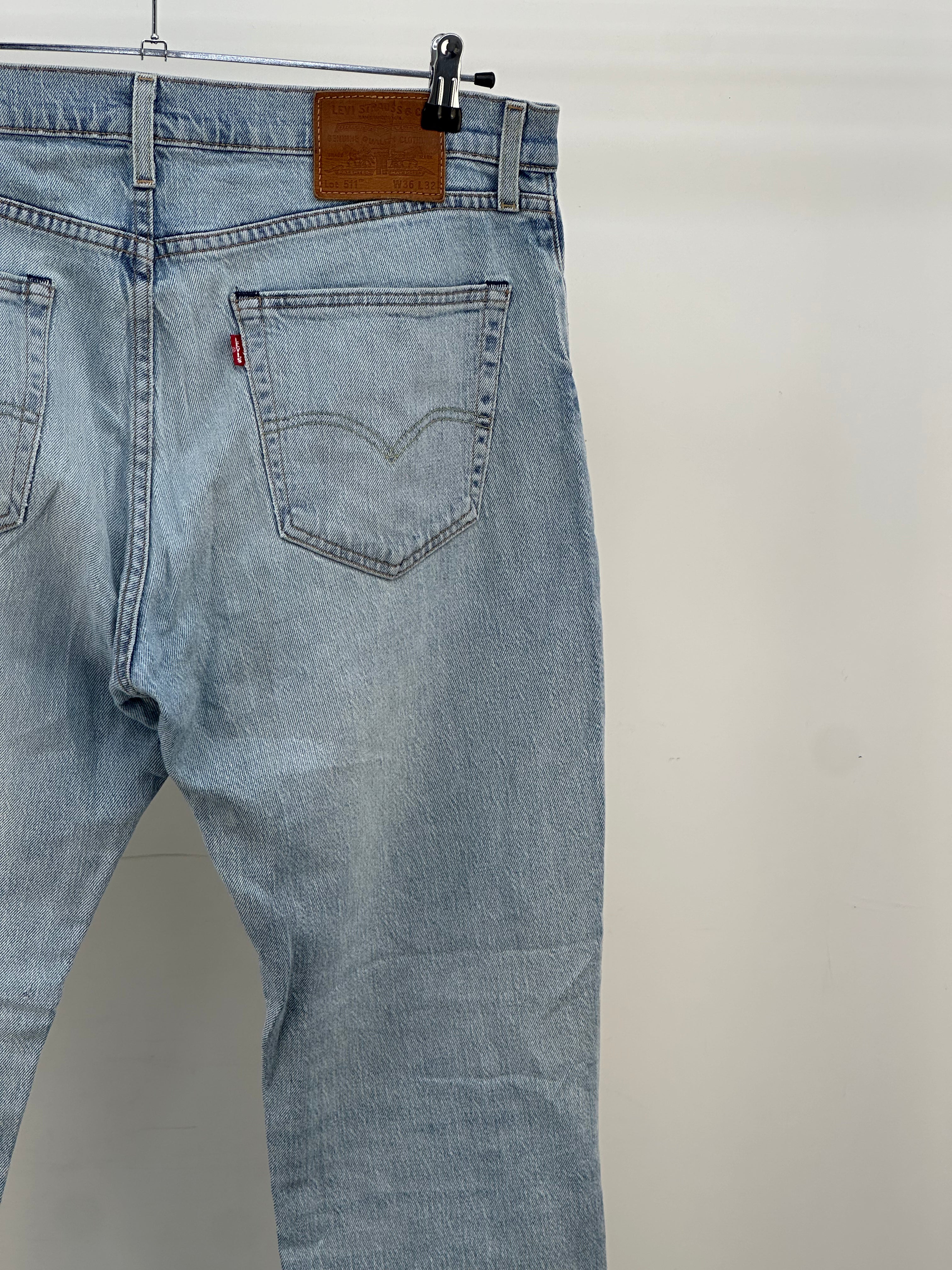 LEVI'S 511 SLIM TAGLIA : 50 ITA = W36 L32