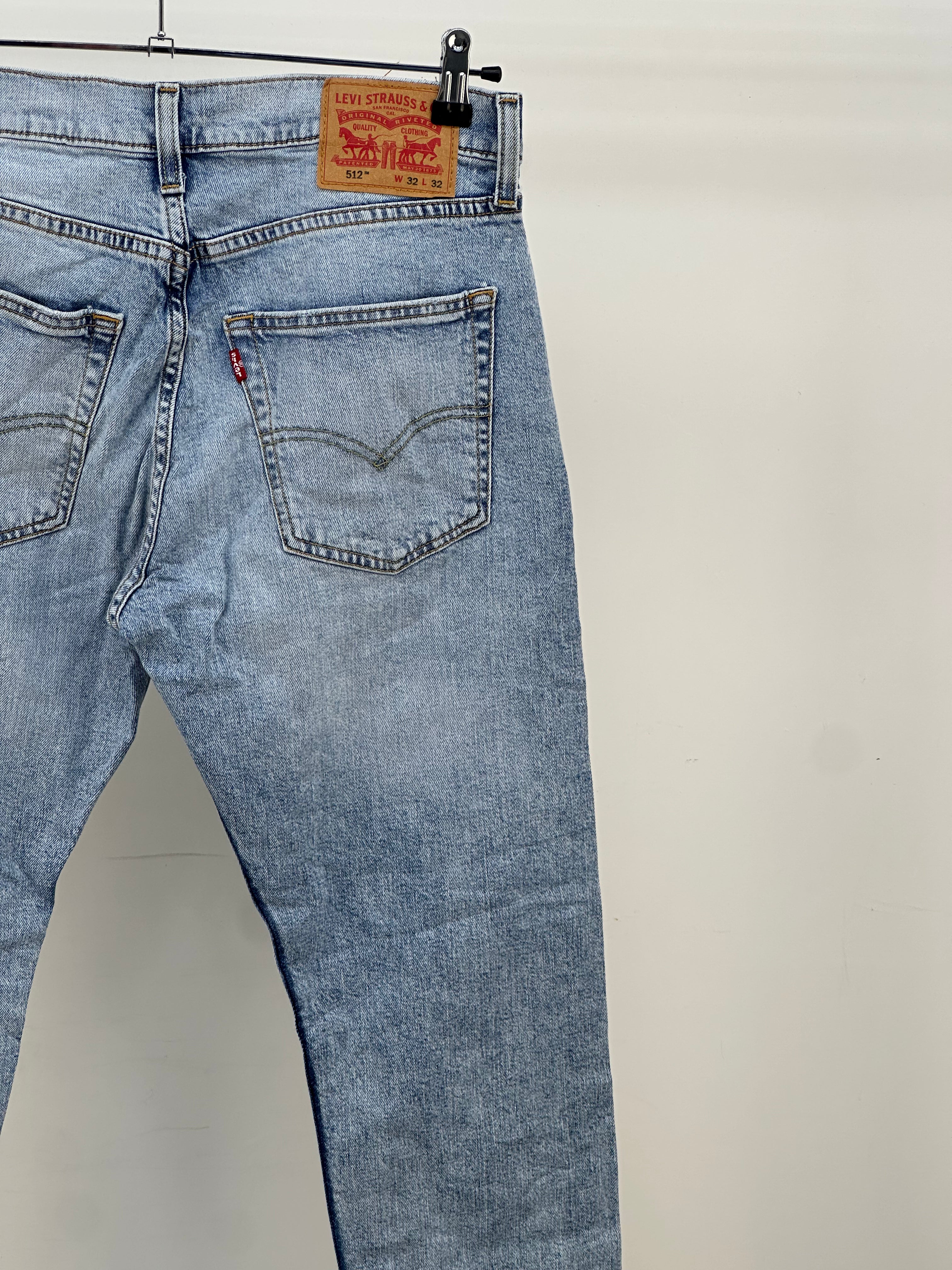 LEVI'S 512 SLIM TAGLIA : 46 ITA = W32 L32