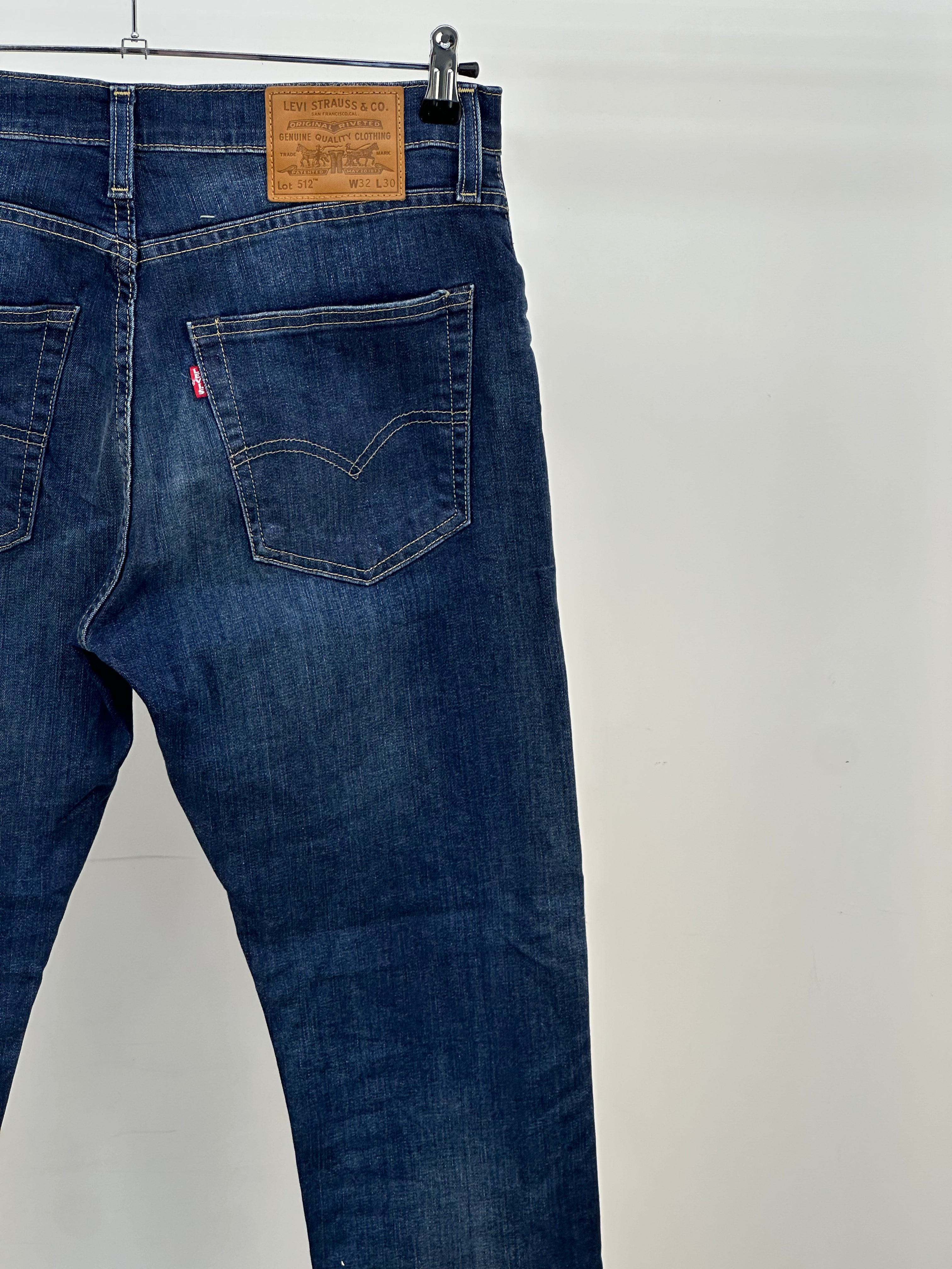 LEVI'S 512 SLIM TAGLIA : 46 ITA = W32 L30