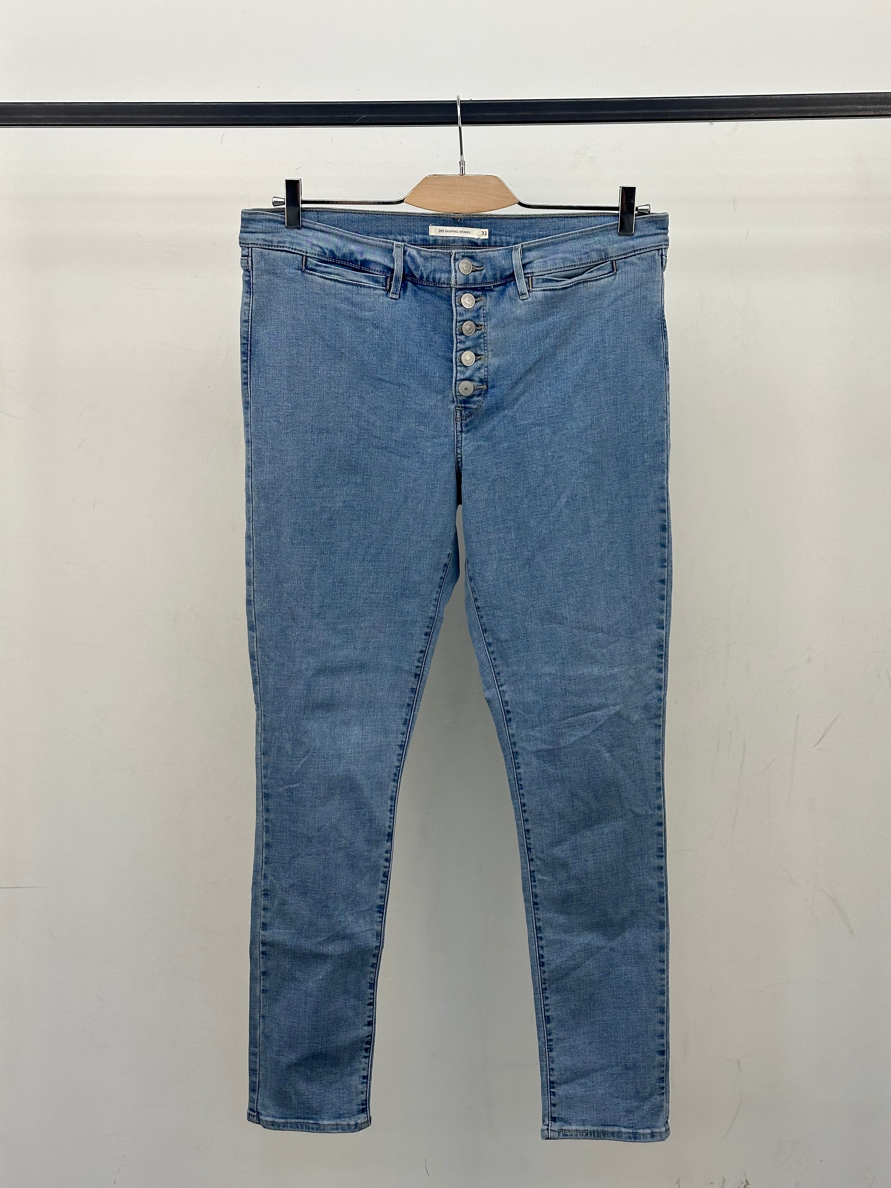 LEVI'S 311 SHAPING SKINNY FIT TAGLIA: 47 ITA = W33 L32