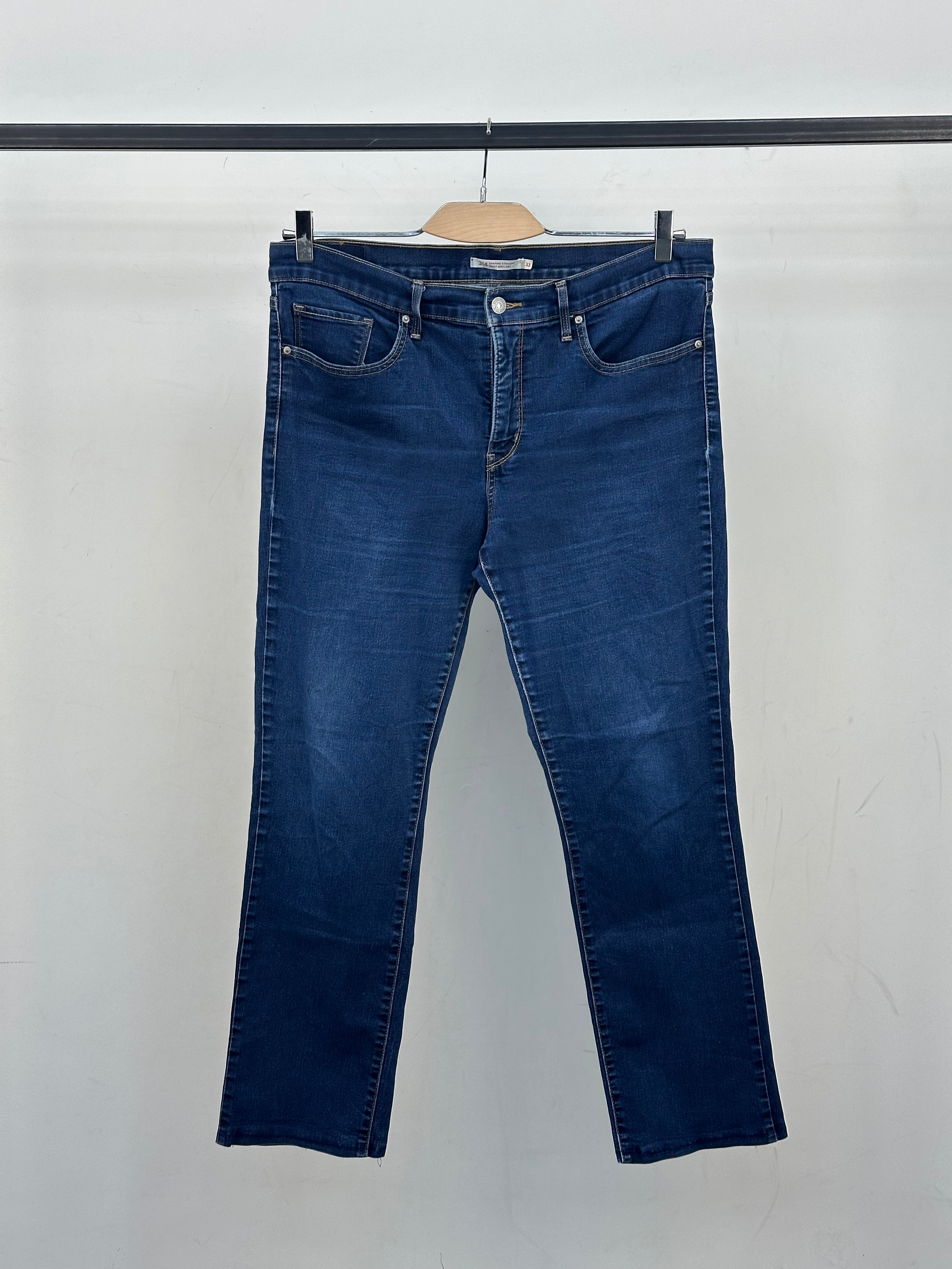 LEVI'S 314 SHAPING STRAIGHT DROIT MOULANT FIT TAGLIA: 47 ITA = W33