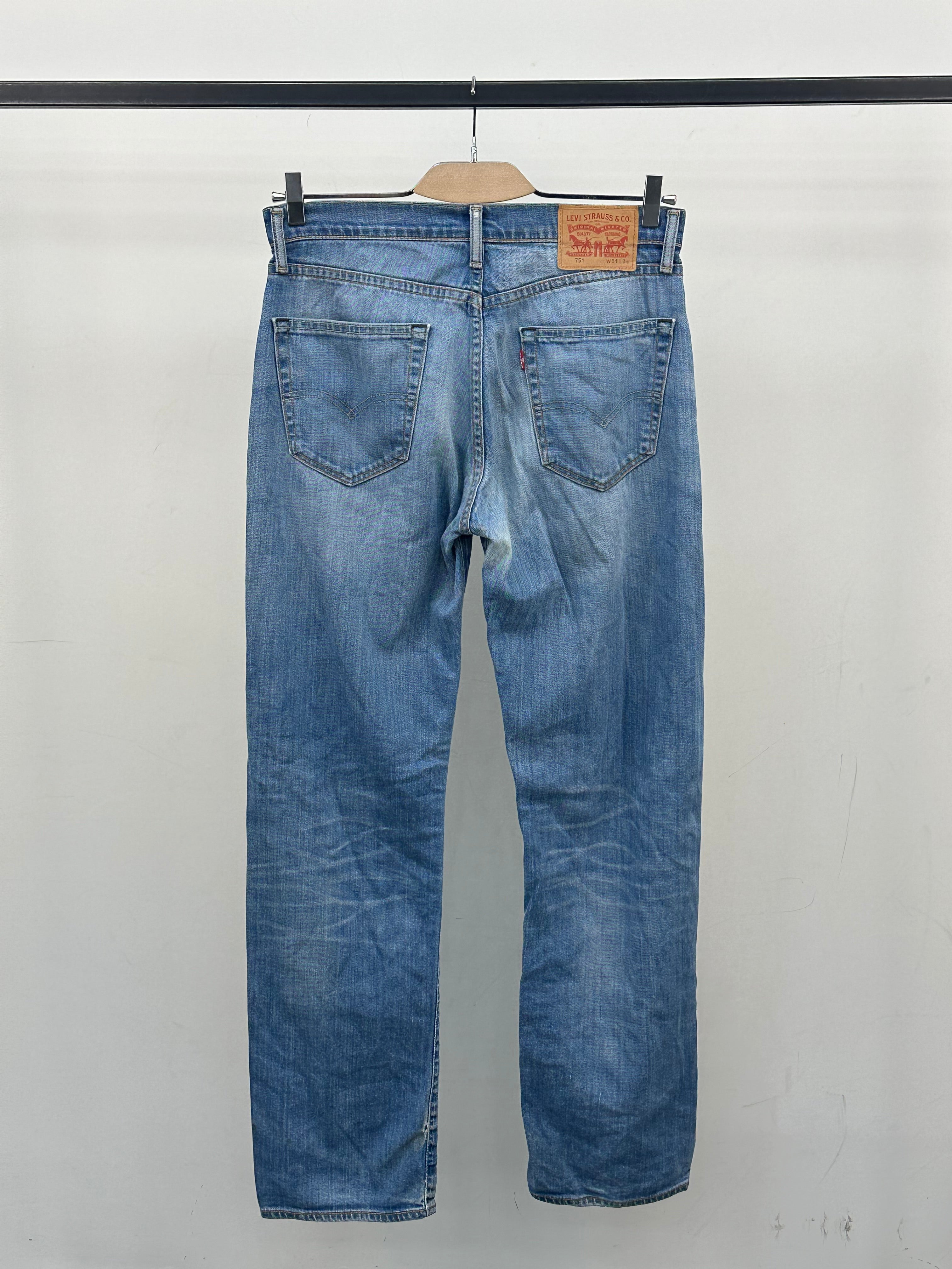 LEVI'S 751 STANDARD FIT TAGLIA: 45 ITA = W31 L34
