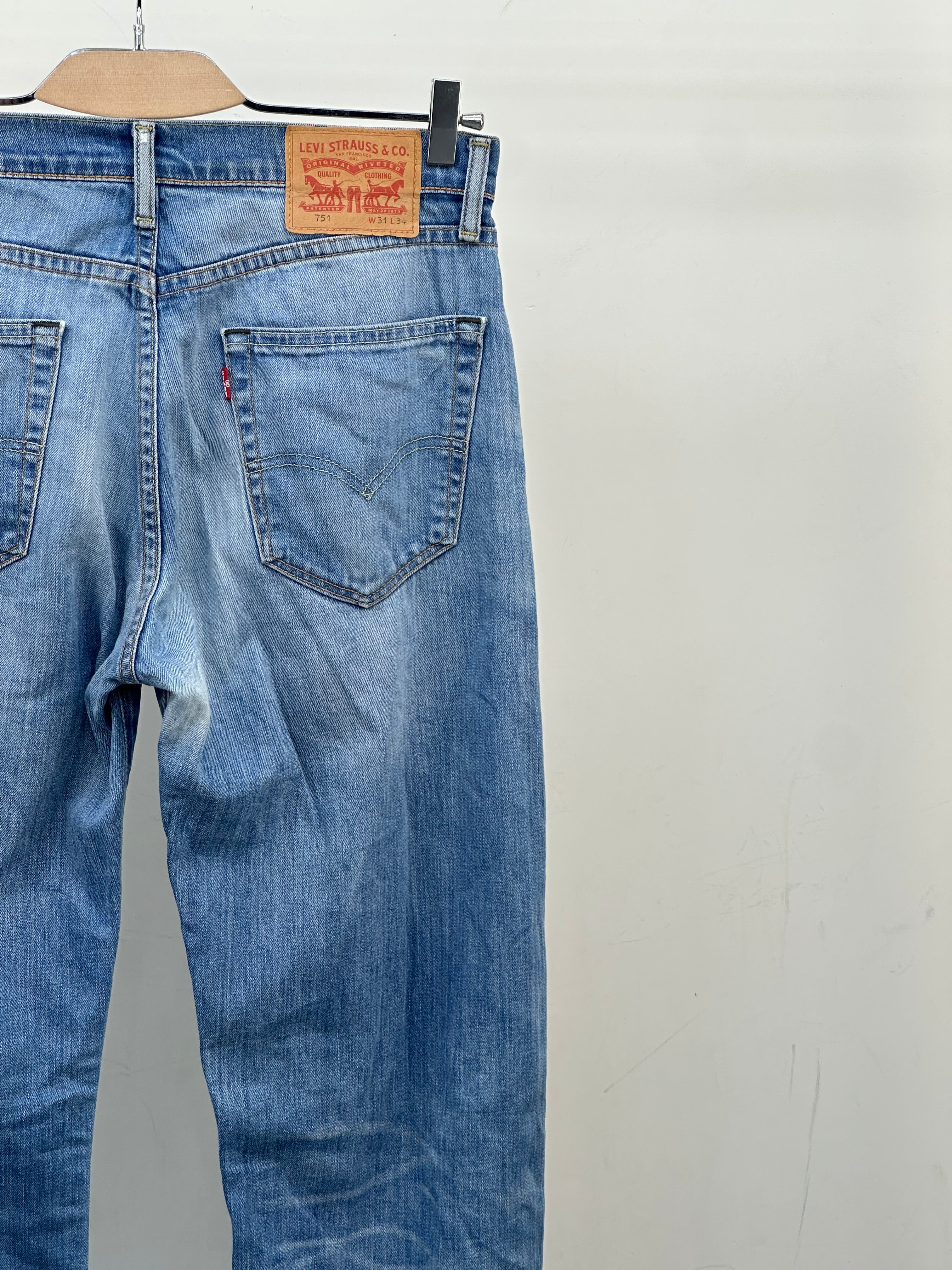 LEVI'S 751 STANDARD FIT TAGLIA: 45 ITA = W31 L34