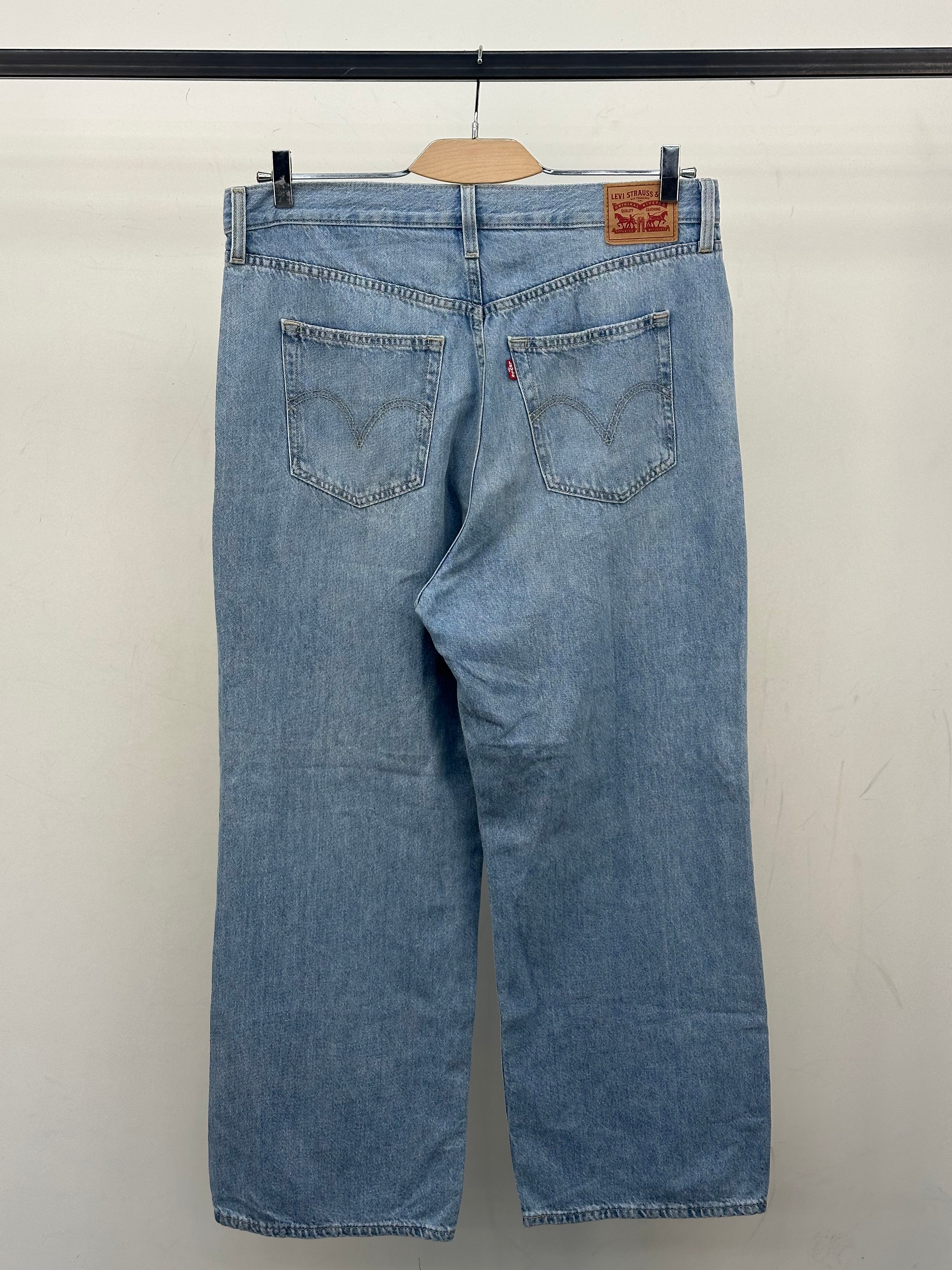 LEVI'S HIGH WAISTED STRAIGHT FIT TAGLIA: 46 ITA = W32 L29