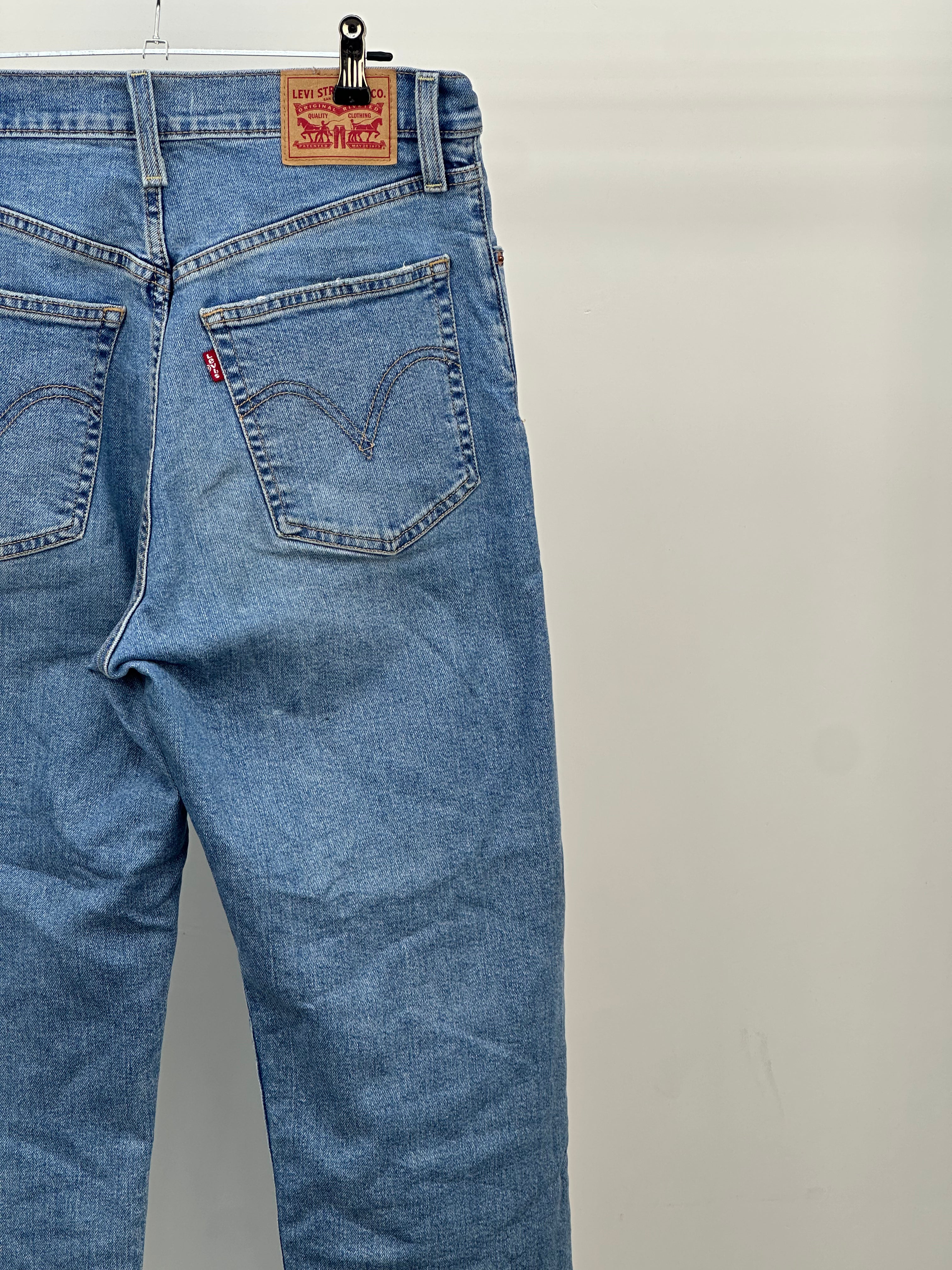 LEVI'S RIBCAGE STRAIGHT ANKLE TAGLIA 46 ITA = W29 L32