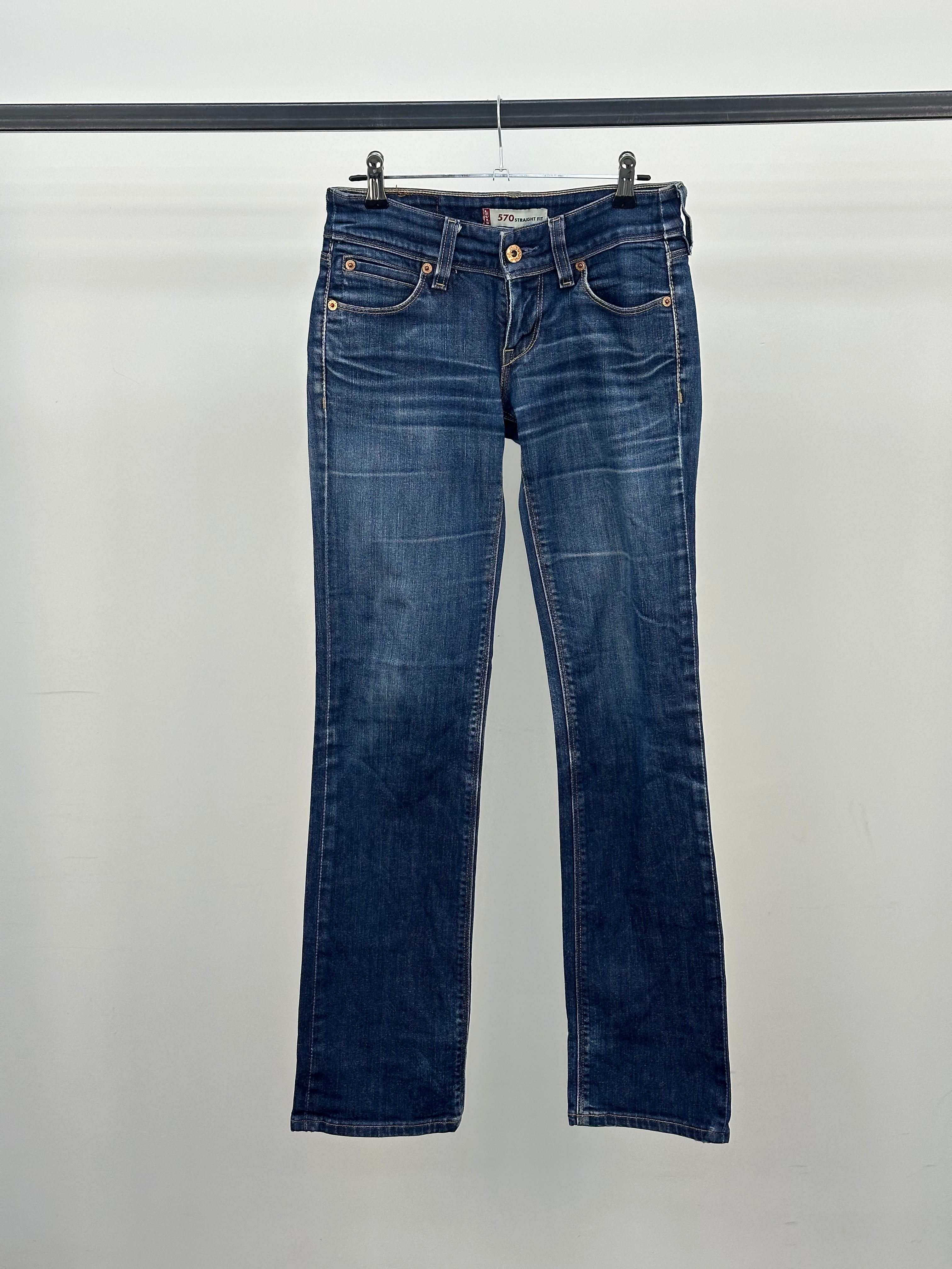 LEVI'S 570 STRAIGHT FIT 40 ITA = W26 L32