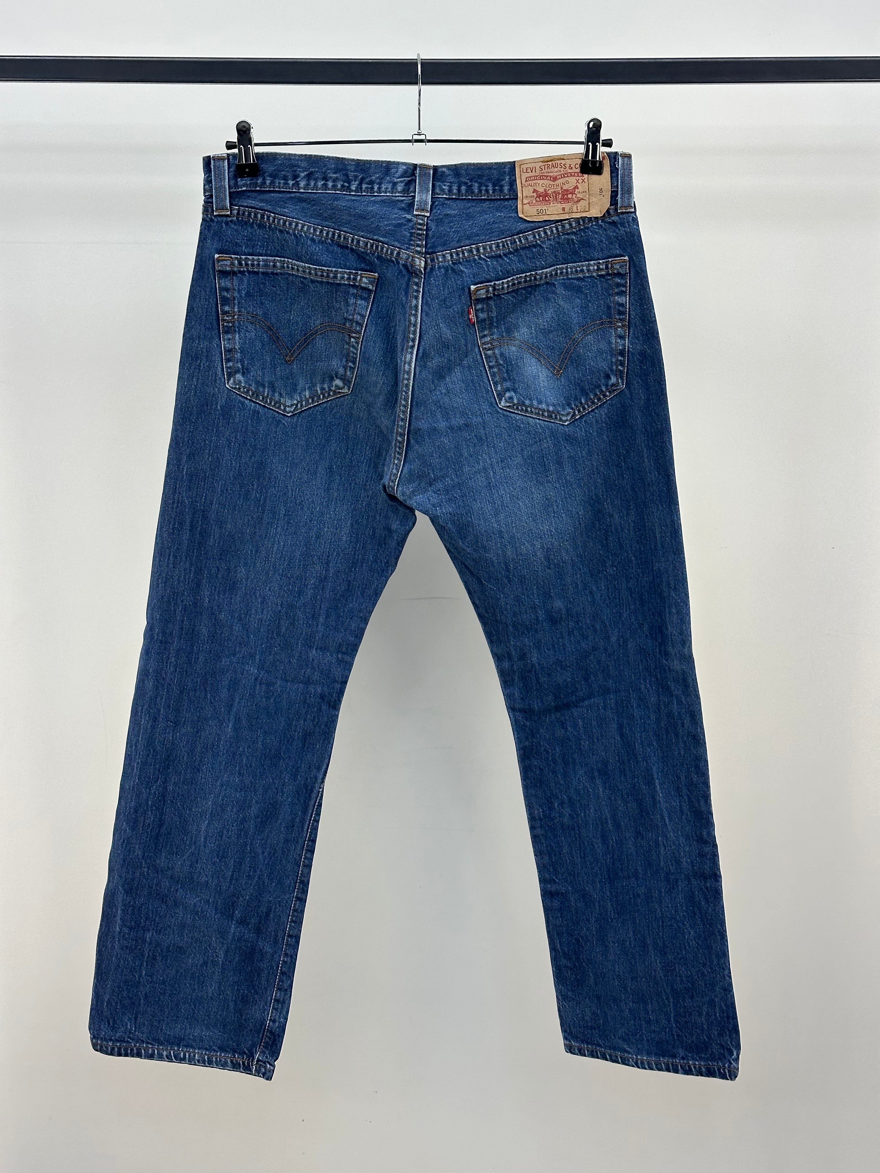 LEVI'S 501 TAGLIA : 50 ITA = W36 L32