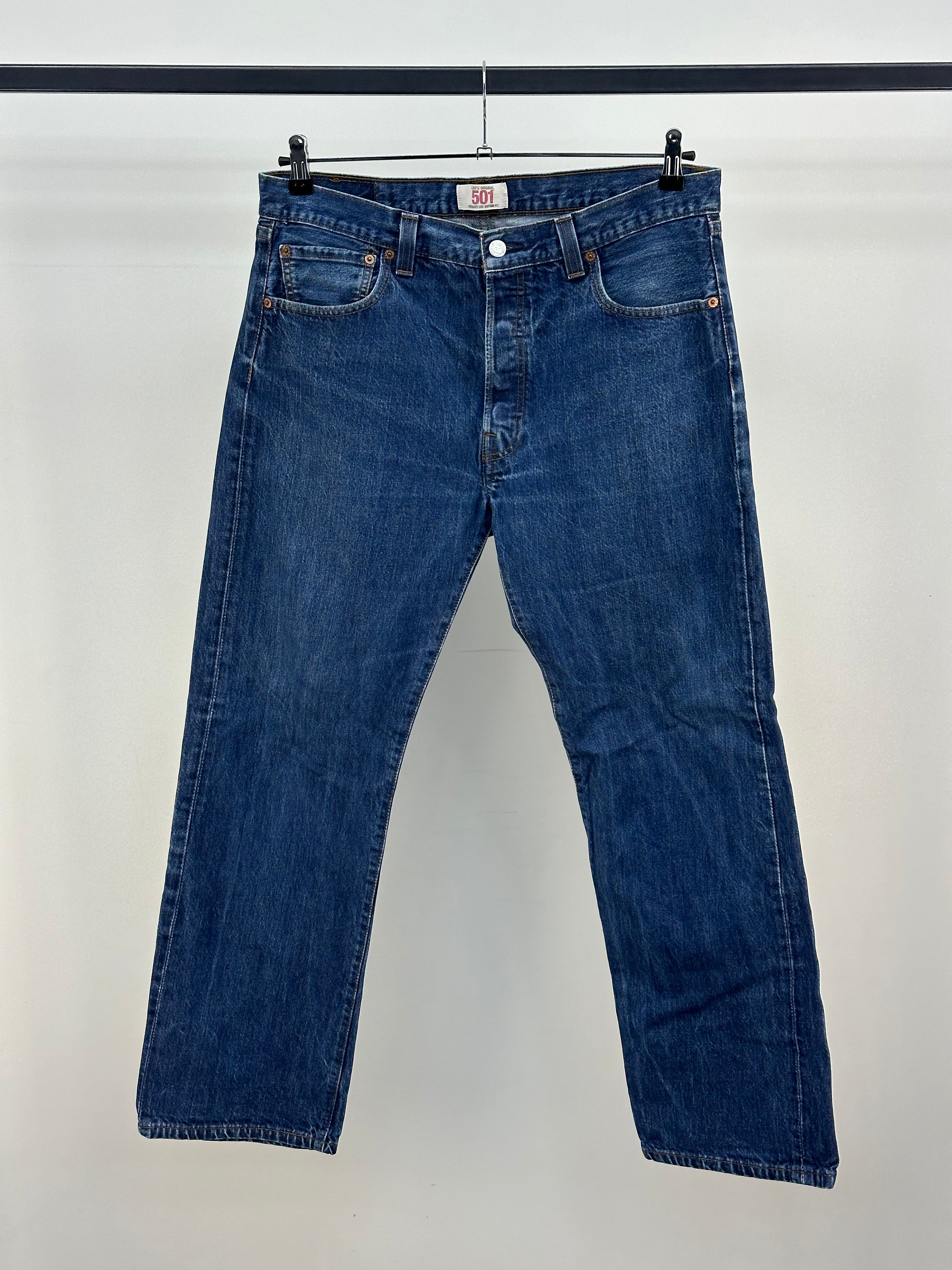 LEVI'S 501 TAGLIA : 50 ITA = W36 L32