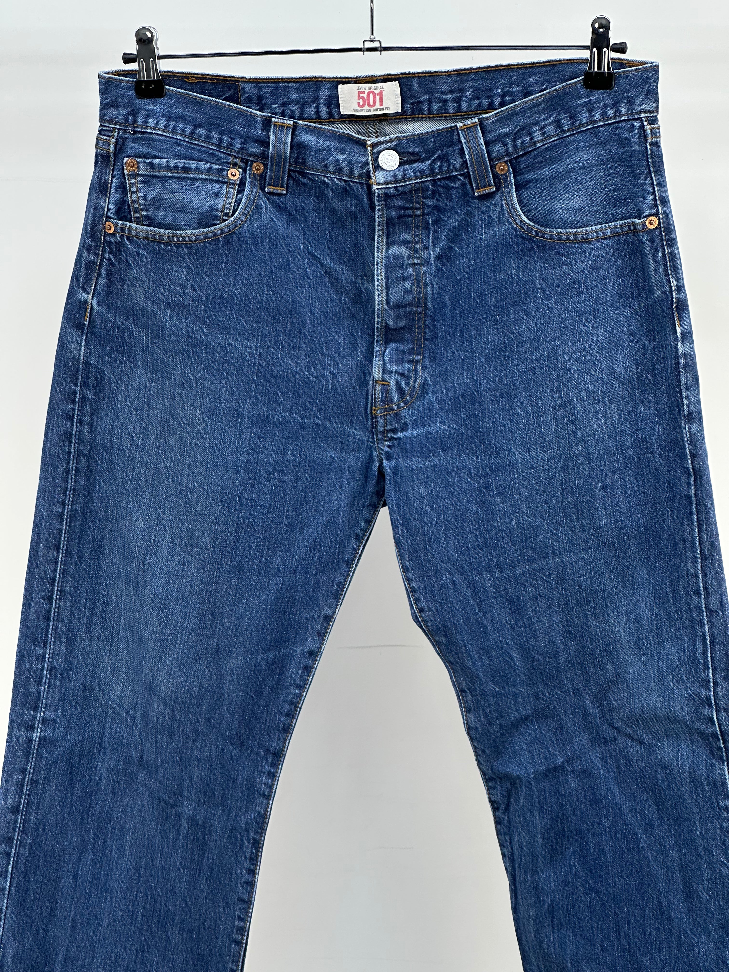 LEVI'S 501 TAGLIA : 50 ITA = W36 L32