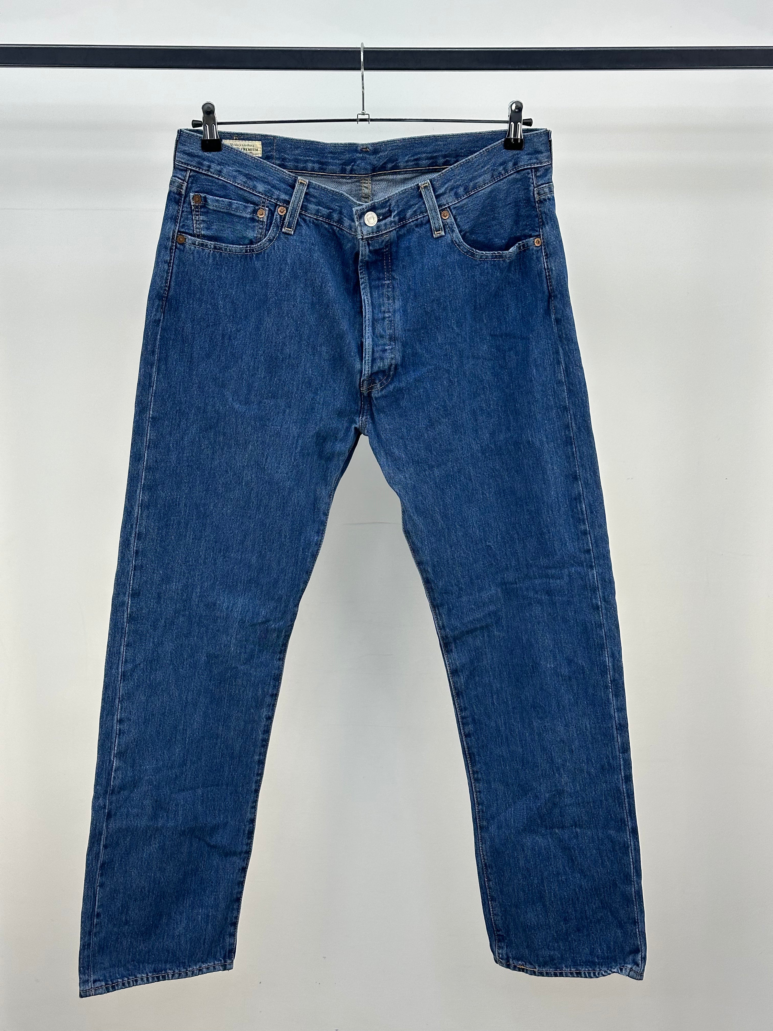 LEVI'S 501 TAGLIA : 50 ITA = W36 L32