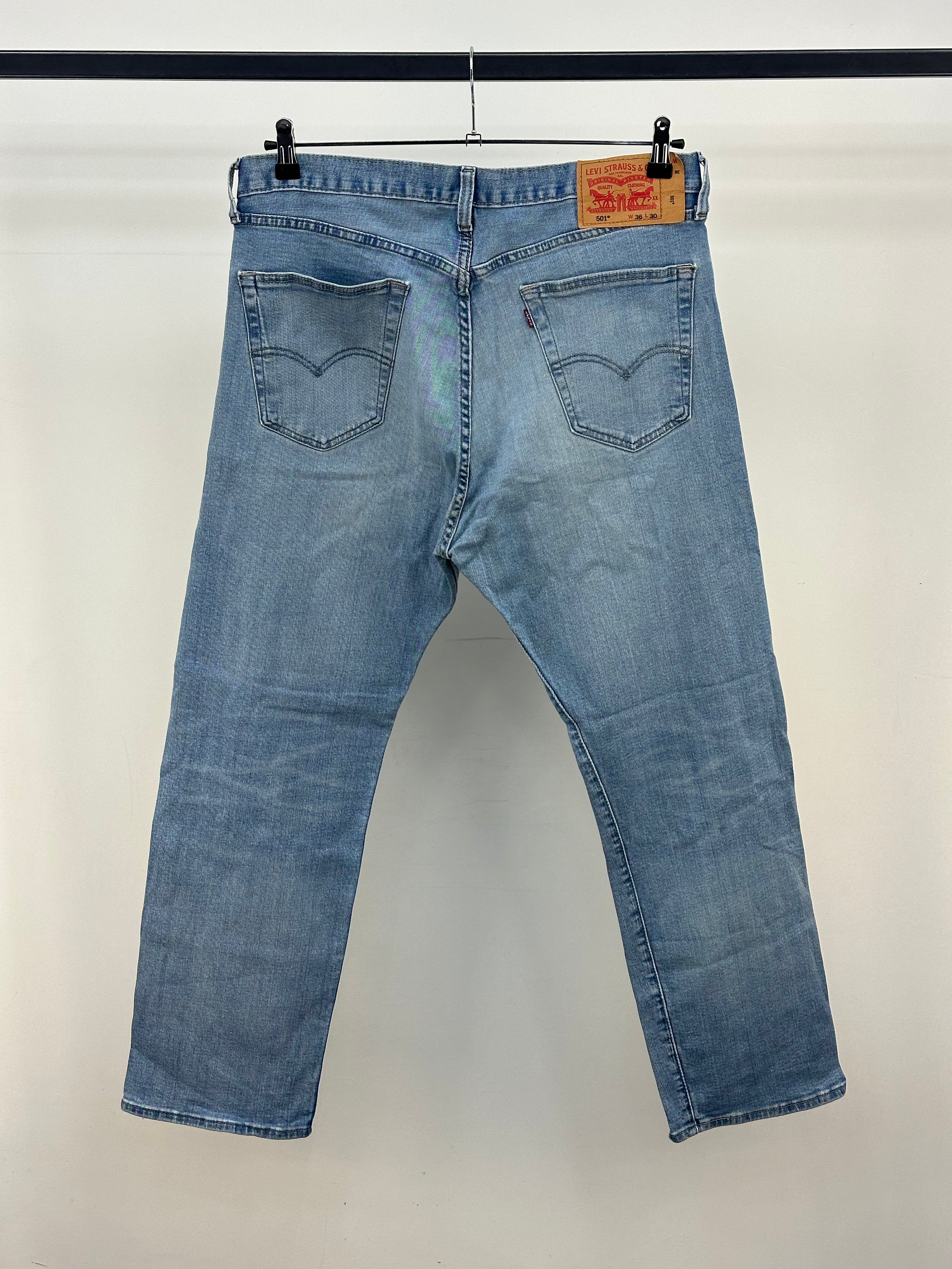 LEVI'S 501 TAGLIA : 50 ITA = W36 L30