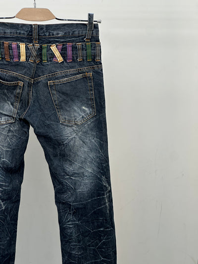 JEANS NYLAUS AUTHENTIC VINTAGE TAGLIA: 44 ITA = W30