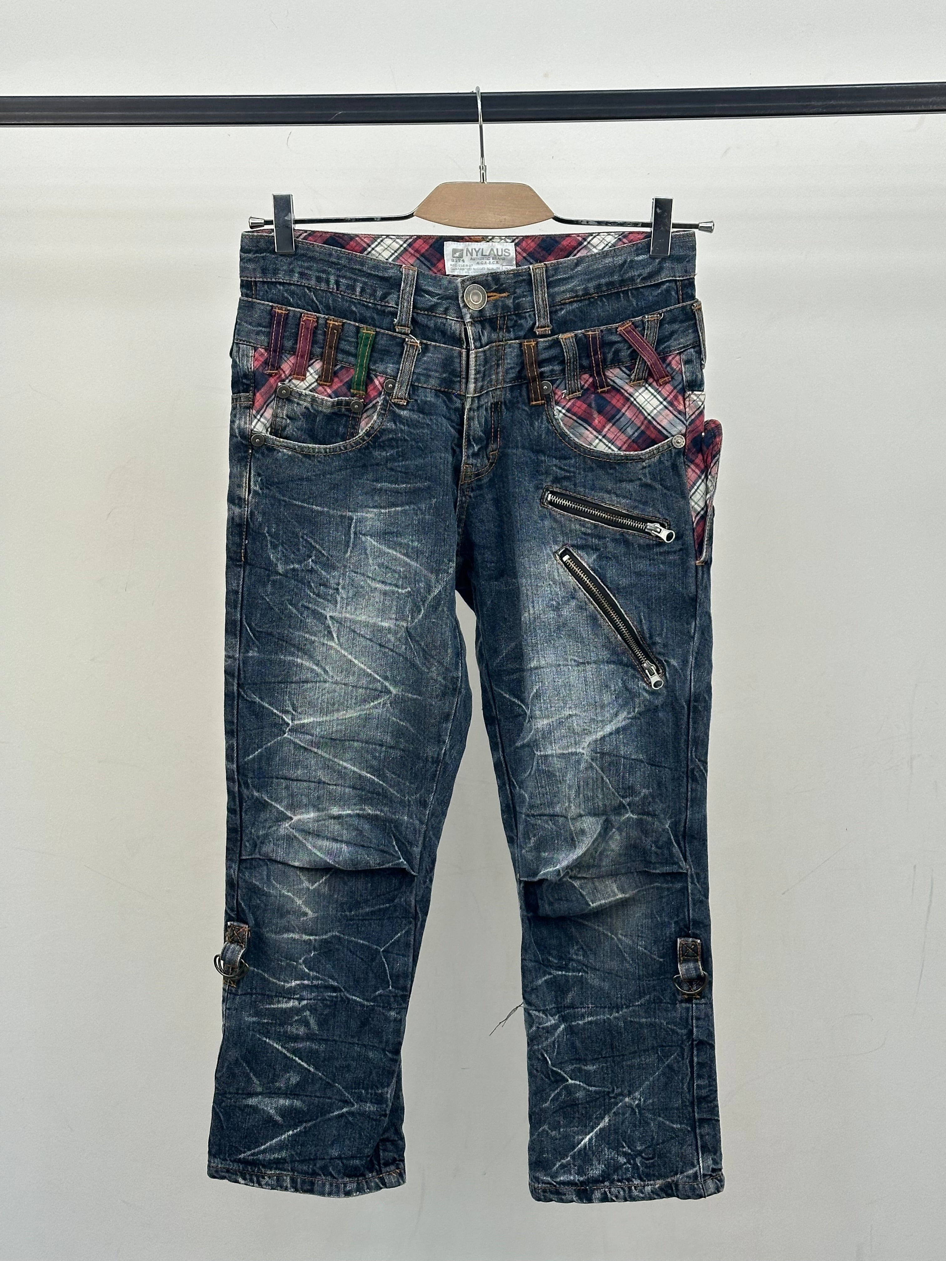 JEANS NYLAUS AUTHENTIC VINTAGE TAGLIA: 44 ITA = W30
