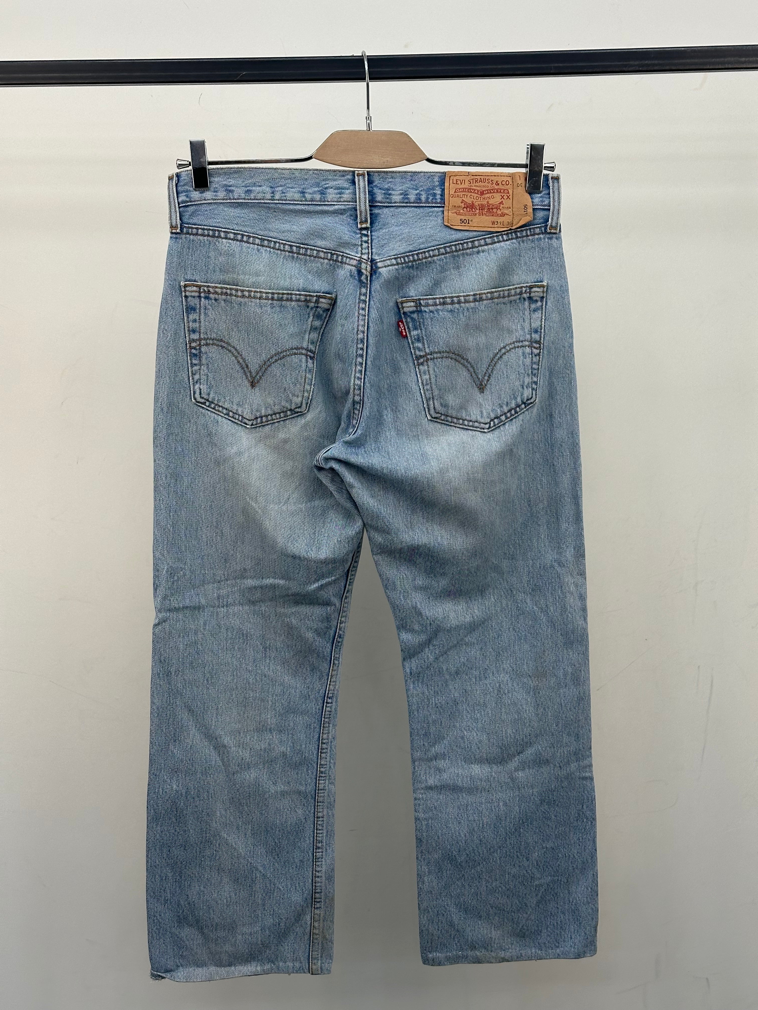 LEVI'S 501 REGULAR FIT TAGLIA: 45 ITA = W31 L30