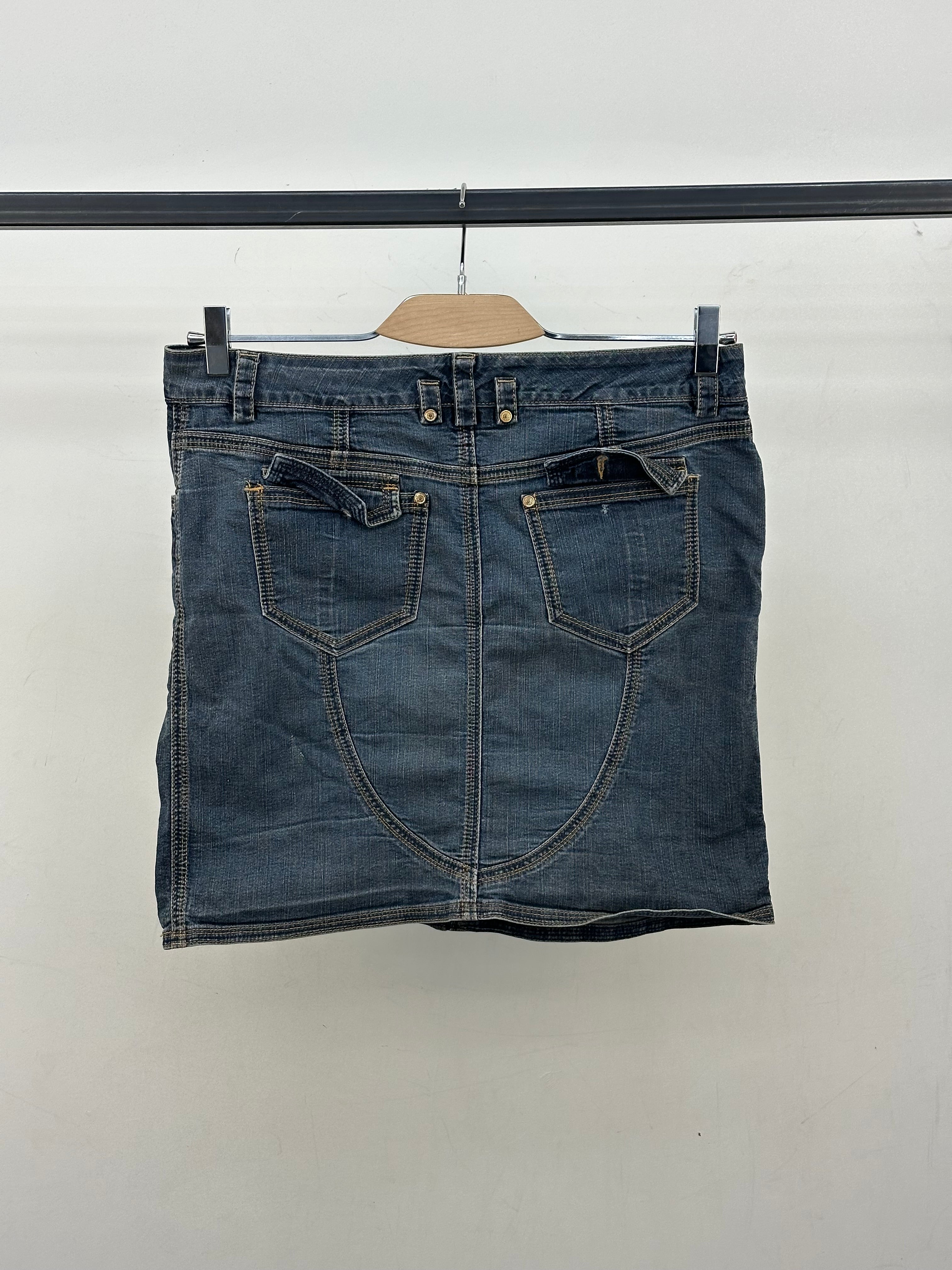 TRUSSARDI MINI SKIRT VINTAGE TAGLIA: 46
