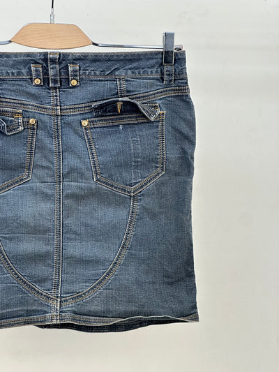 TRUSSARDI MINI SKIRT VINTAGE TAGLIA: 46