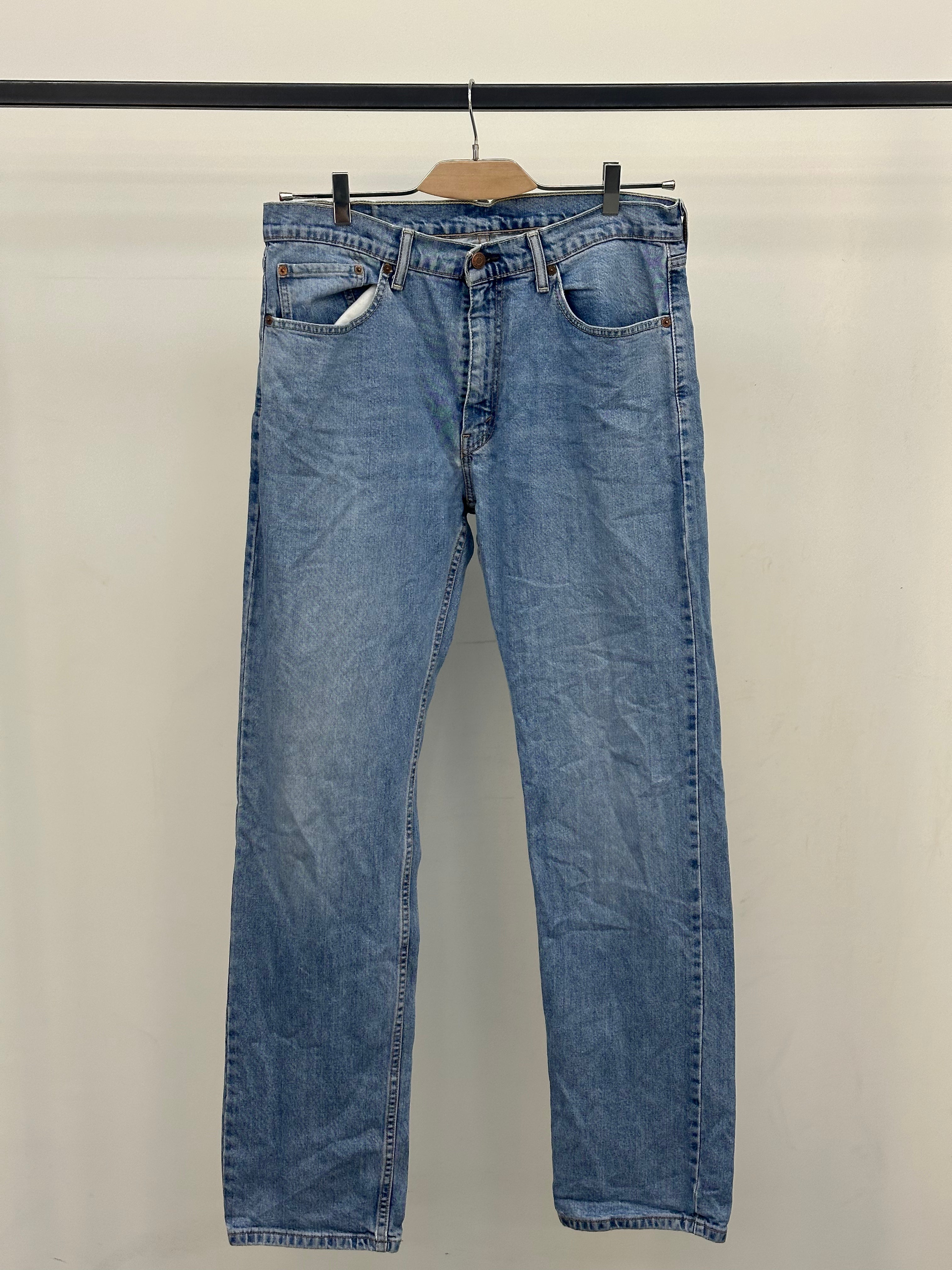 LEVI'S 505 STRAIGHT FIT TAGLIA: 48 ITA = W34 L34