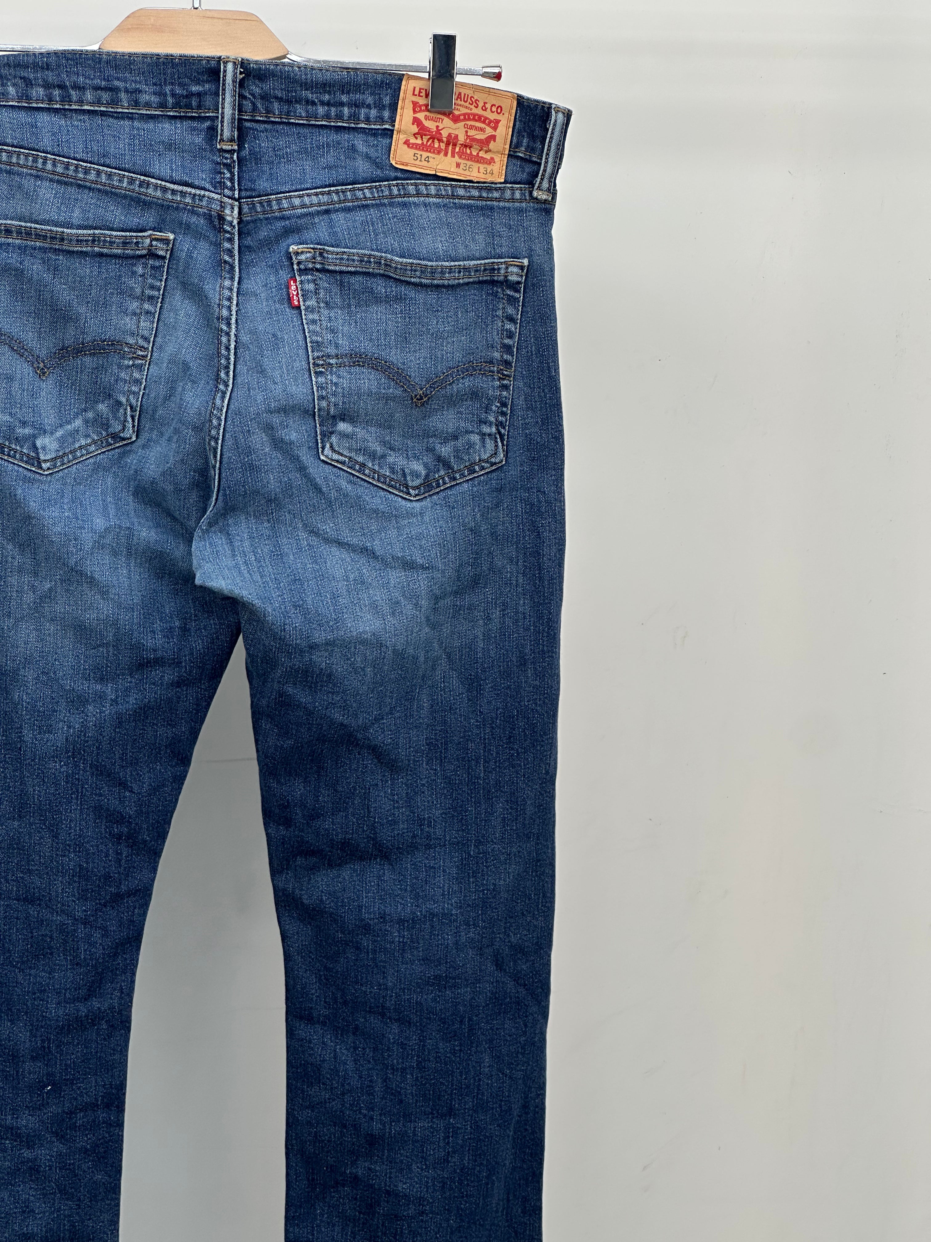LEVI'S 514 SLIM STRAIGHT FIT TAGLIA: 50 ITA = W36 L34