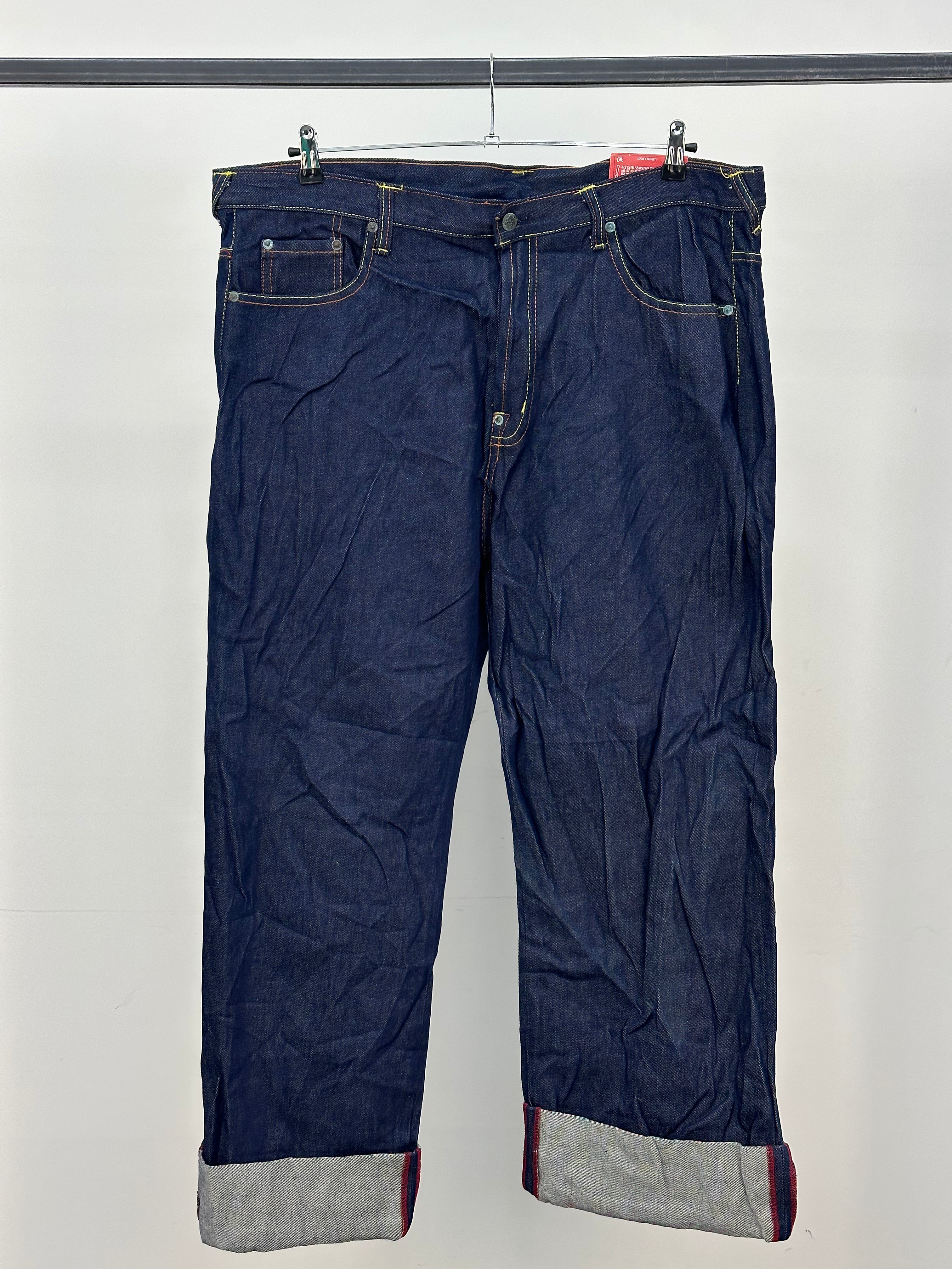 EVISU BAGGY FIT JAPANESE DENIM TAGLIA: W42 = 56 ITA