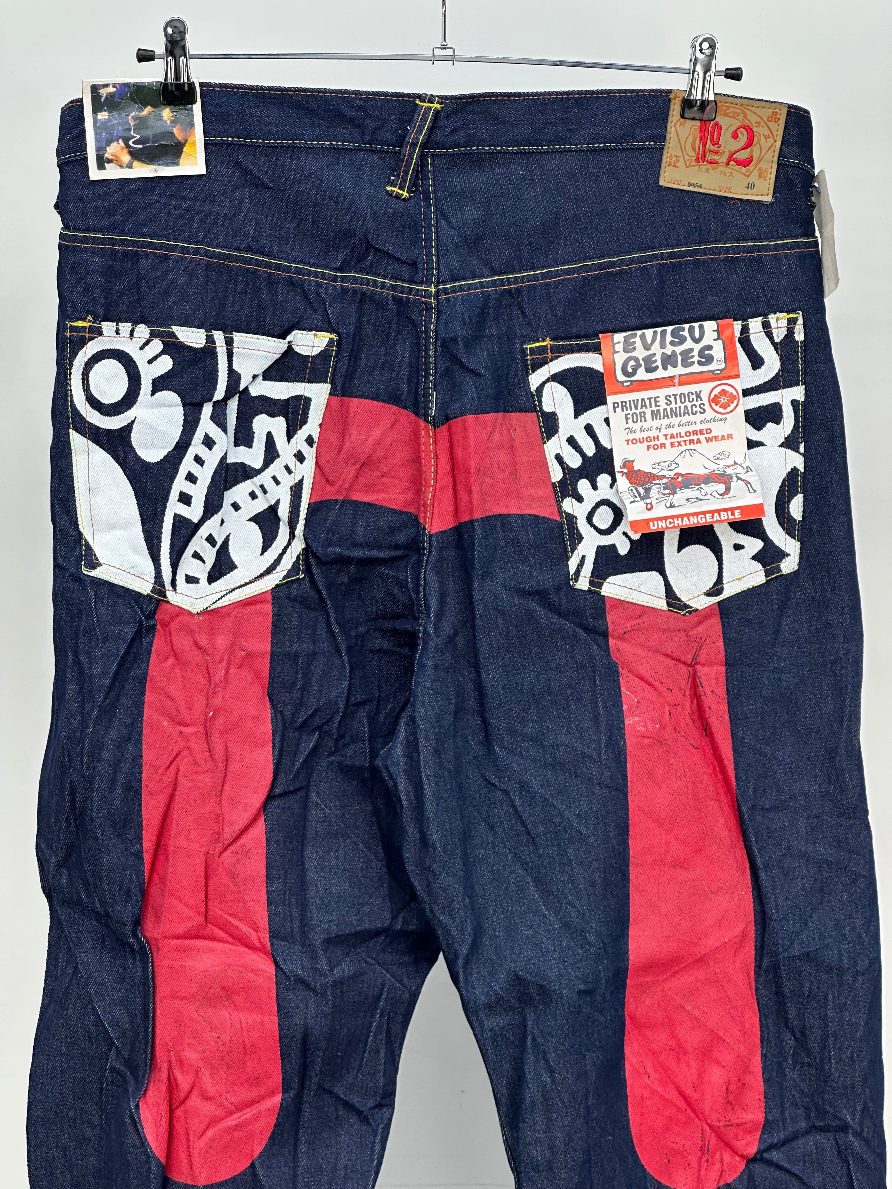 EVISU BAGGY FIT JAPANESE DENIM TAGLIA: W40 = 54 ITA