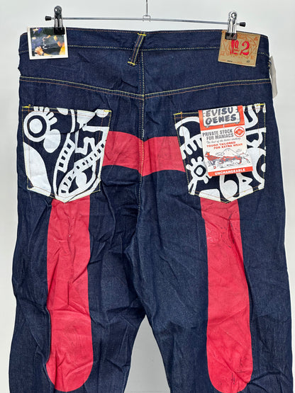 EVISU BAGGY FIT JAPANESE DENIM TAGLIA: W40 = 54 ITA