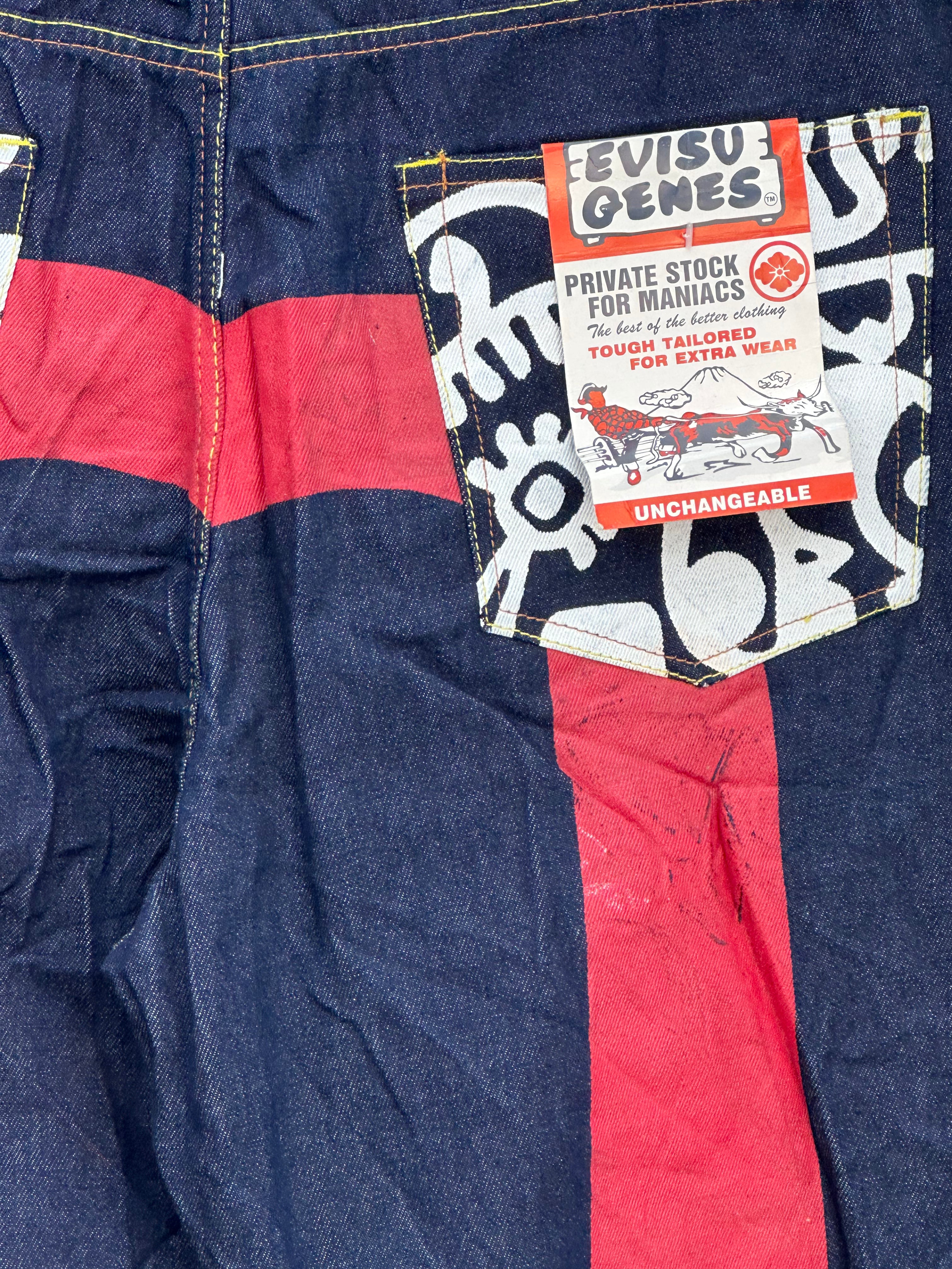 EVISU BAGGY FIT JAPANESE DENIM TAGLIA: W40 = 54 ITA