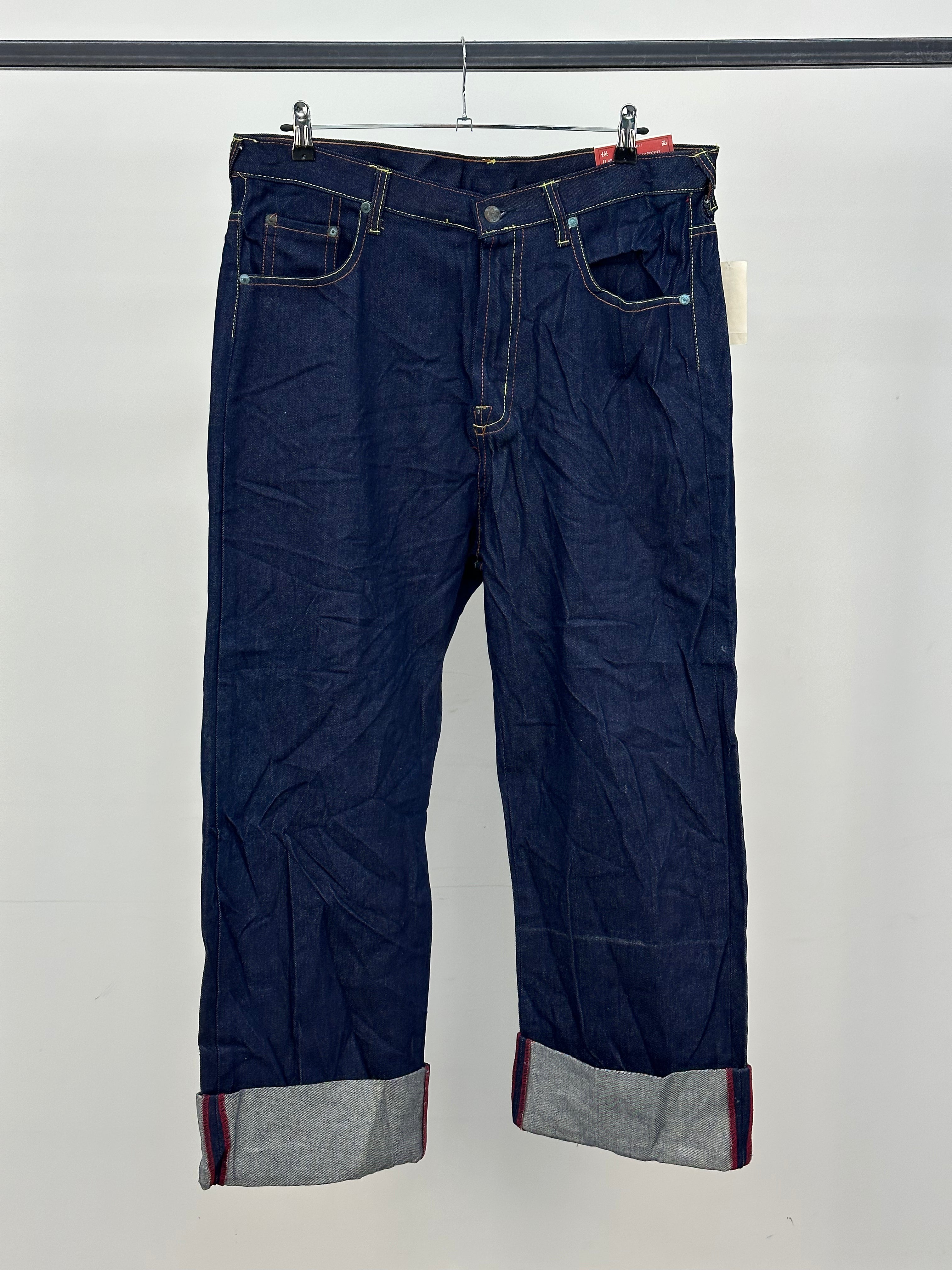 EVISU BAGGY FIT JAPANESE DENIM TAGLIA: W36 = 50 ITA