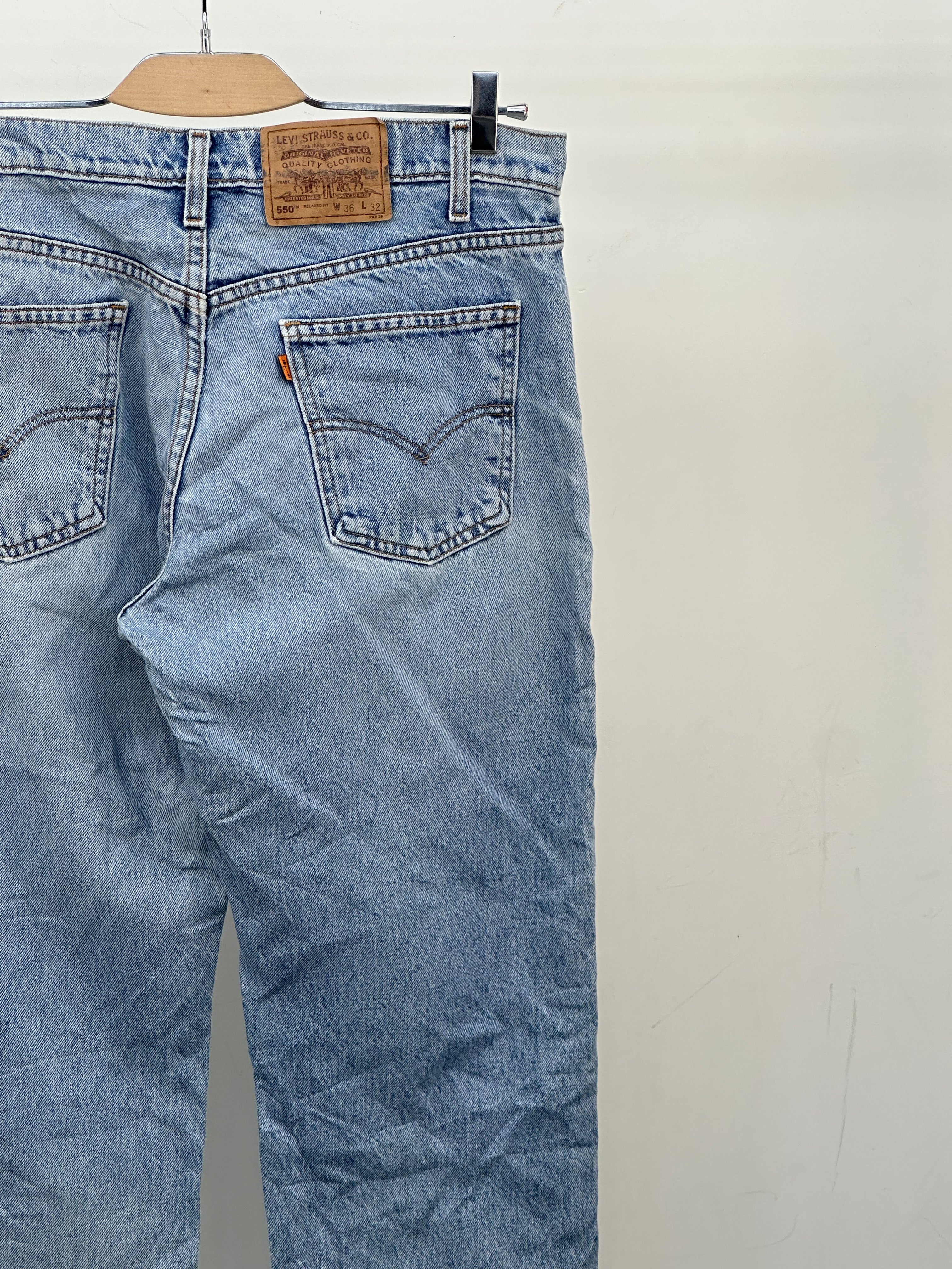 LEVI'S 550 RELAXED FIT TAGLIA: 50 ITA = W36 L32