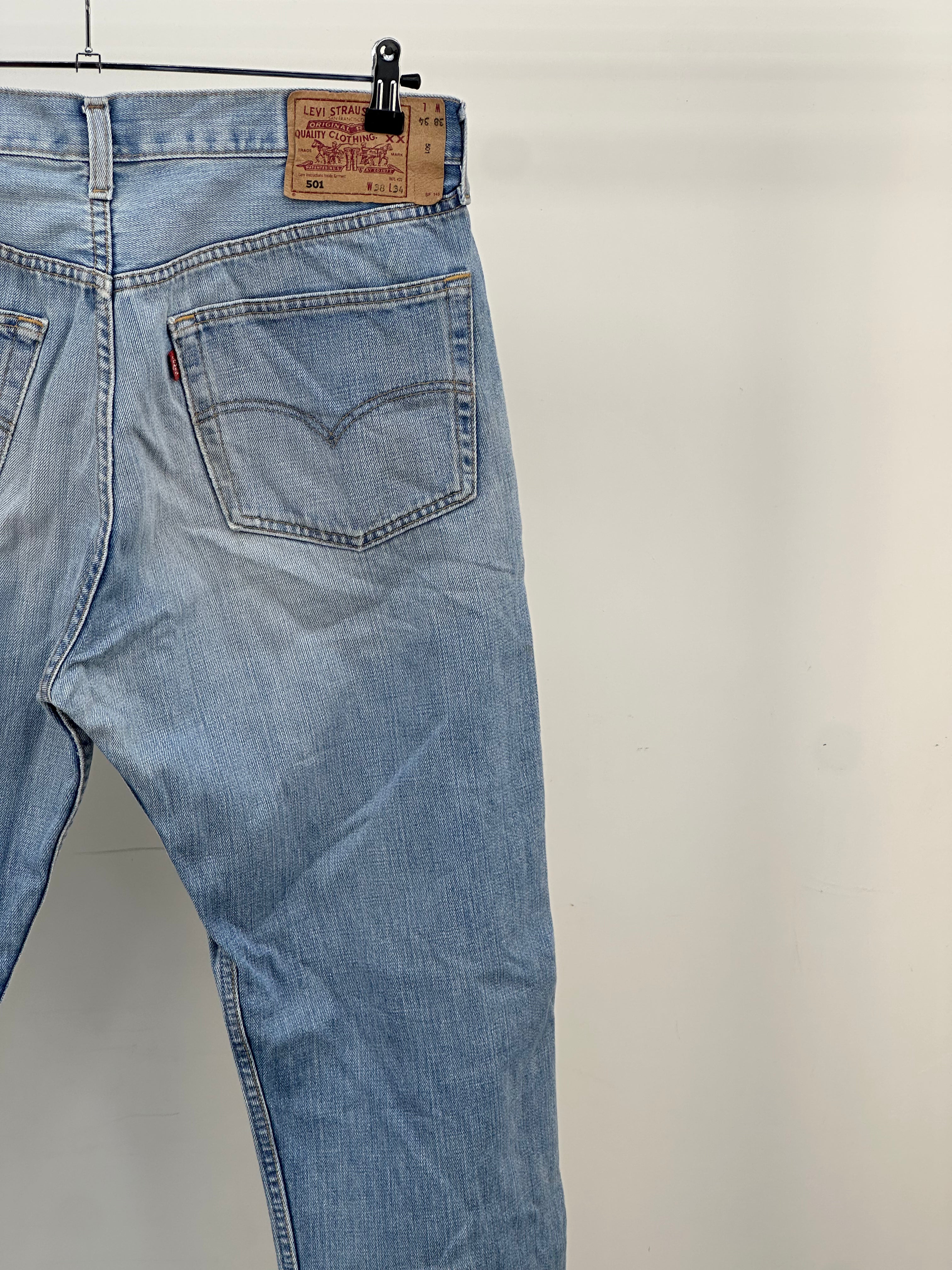 LEVI'S 501 TAGLIA : 52 ITA = W38 L32