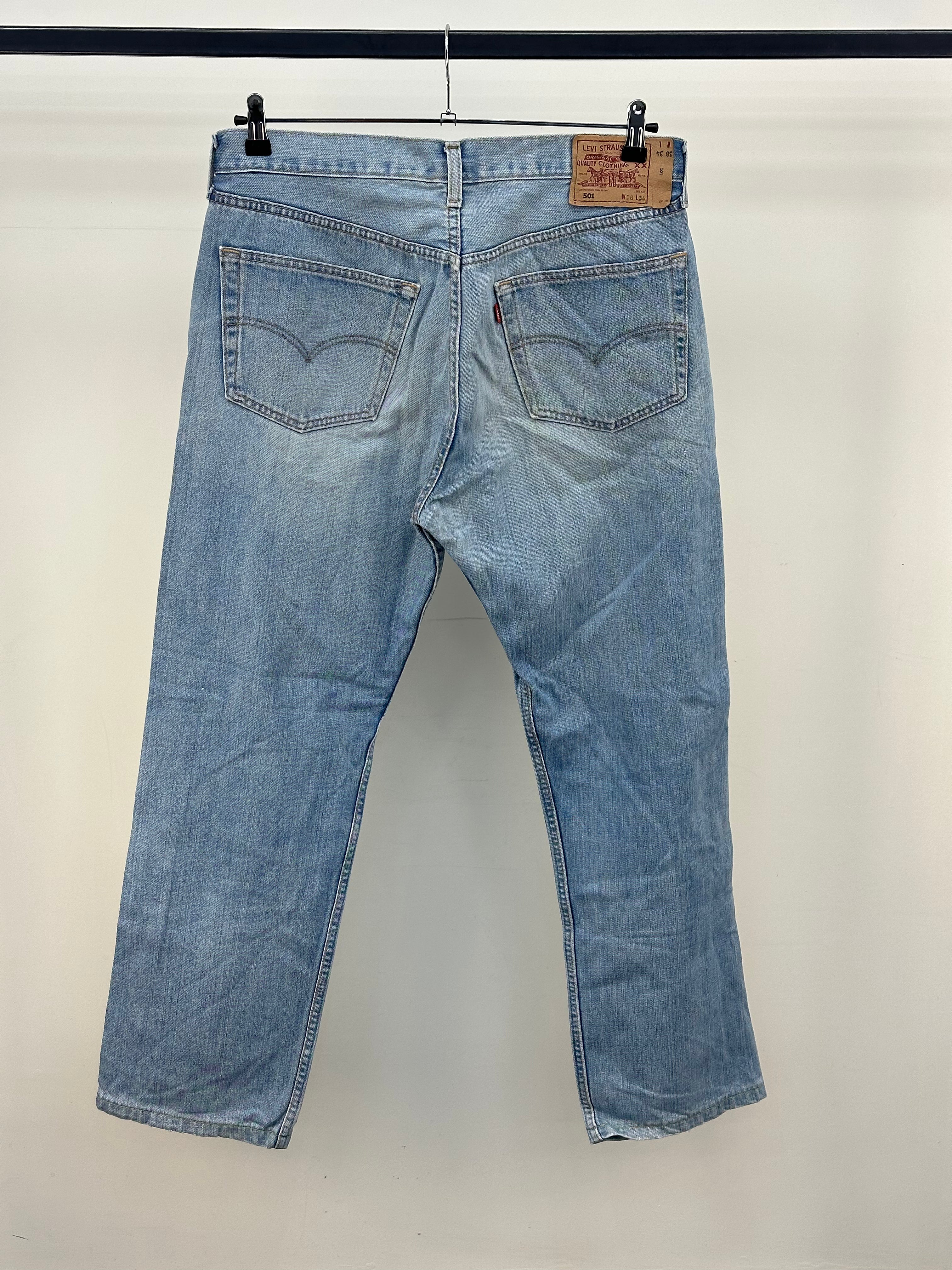 LEVI'S 501 TAGLIA : 52 ITA = W38 L32