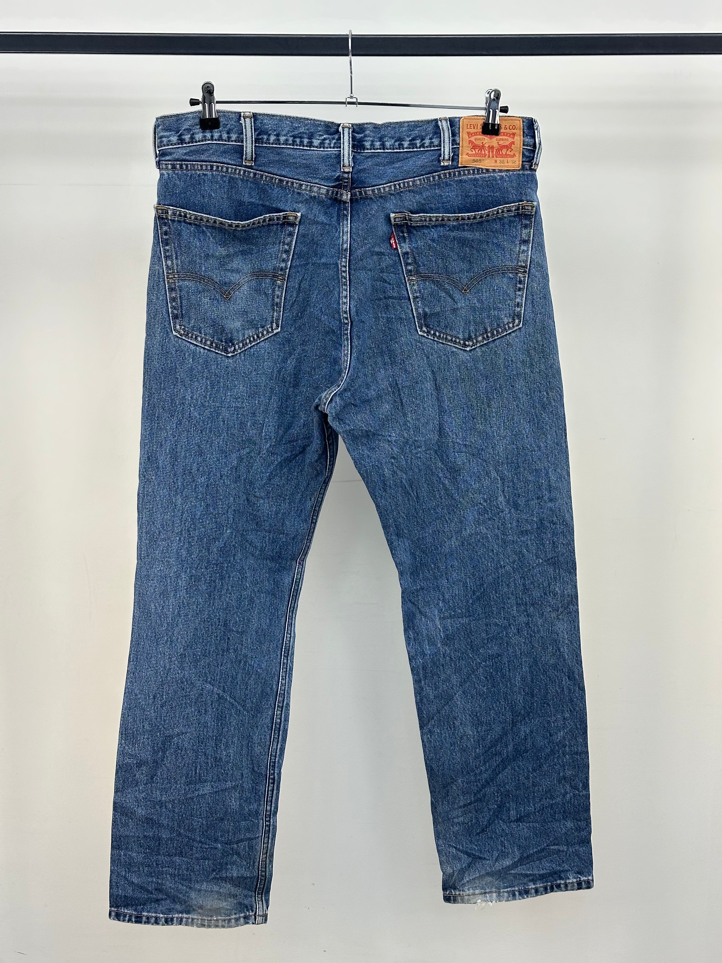 LEVI'S 505 STRAIGHT FIT TAGLIA : 52 ITA = W38 L32