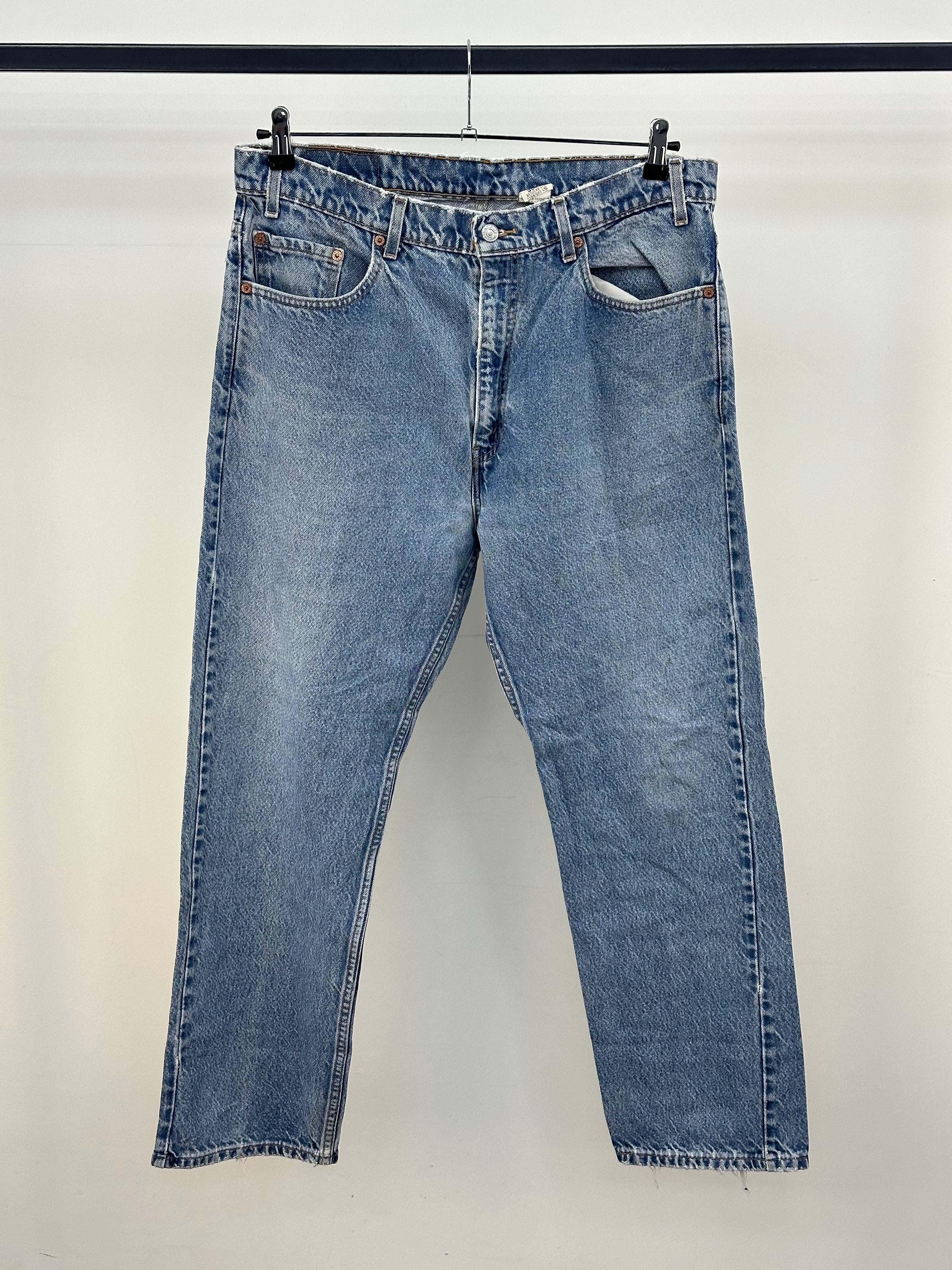 LEVI'S 505 STRAIGHT FIT TAGLIA : 52 ITA = W38 L30