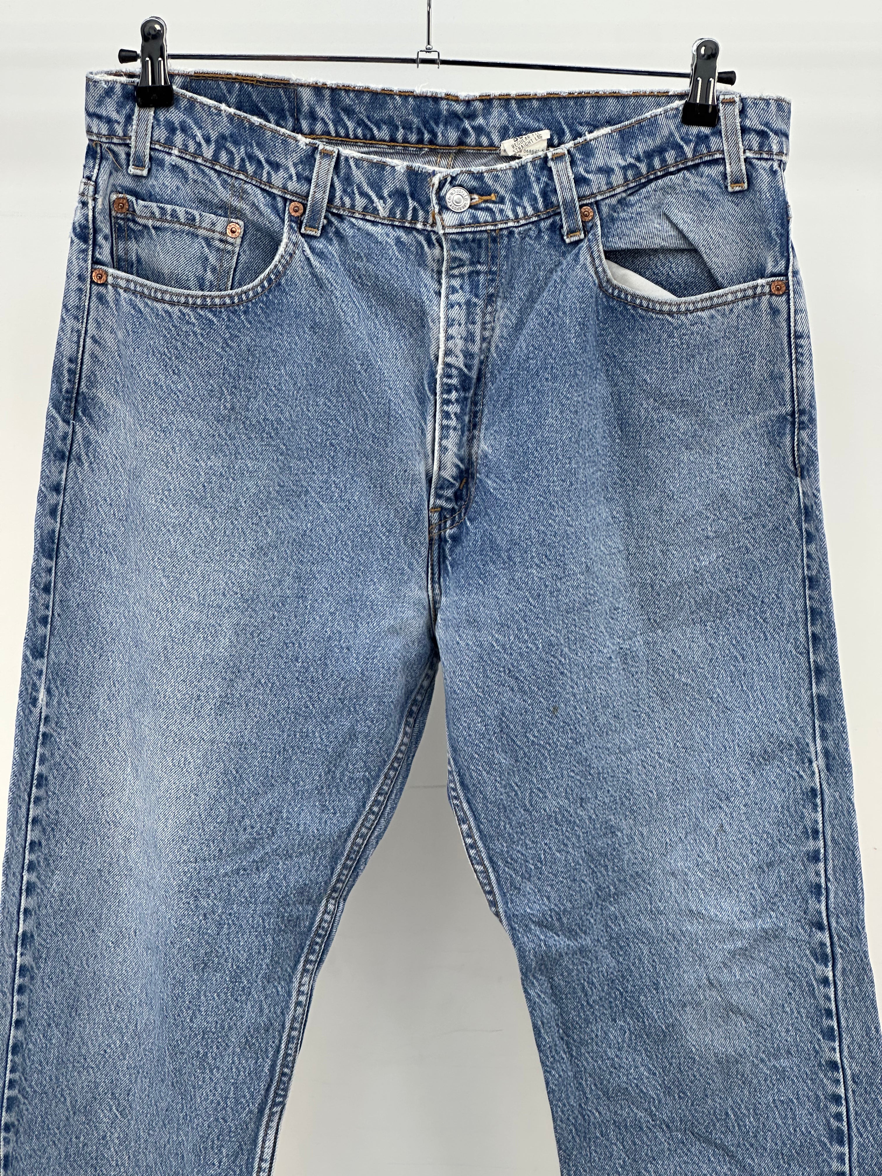 LEVI'S 505 STRAIGHT FIT TAGLIA : 52 ITA = W38 L30