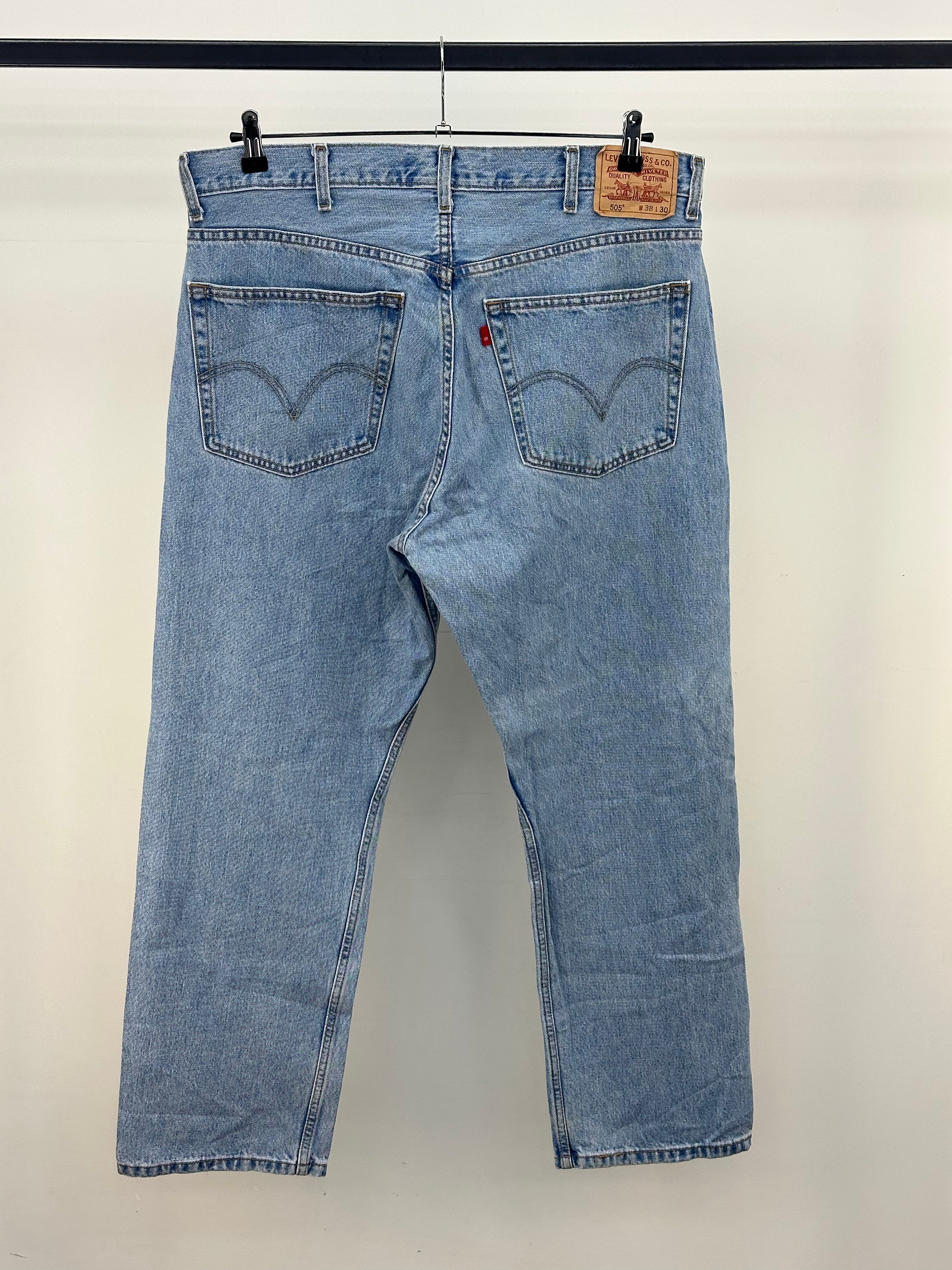 LEVI'S 505 STRAIGHT FIT TAGLIA : 52 ITA = W38 L30