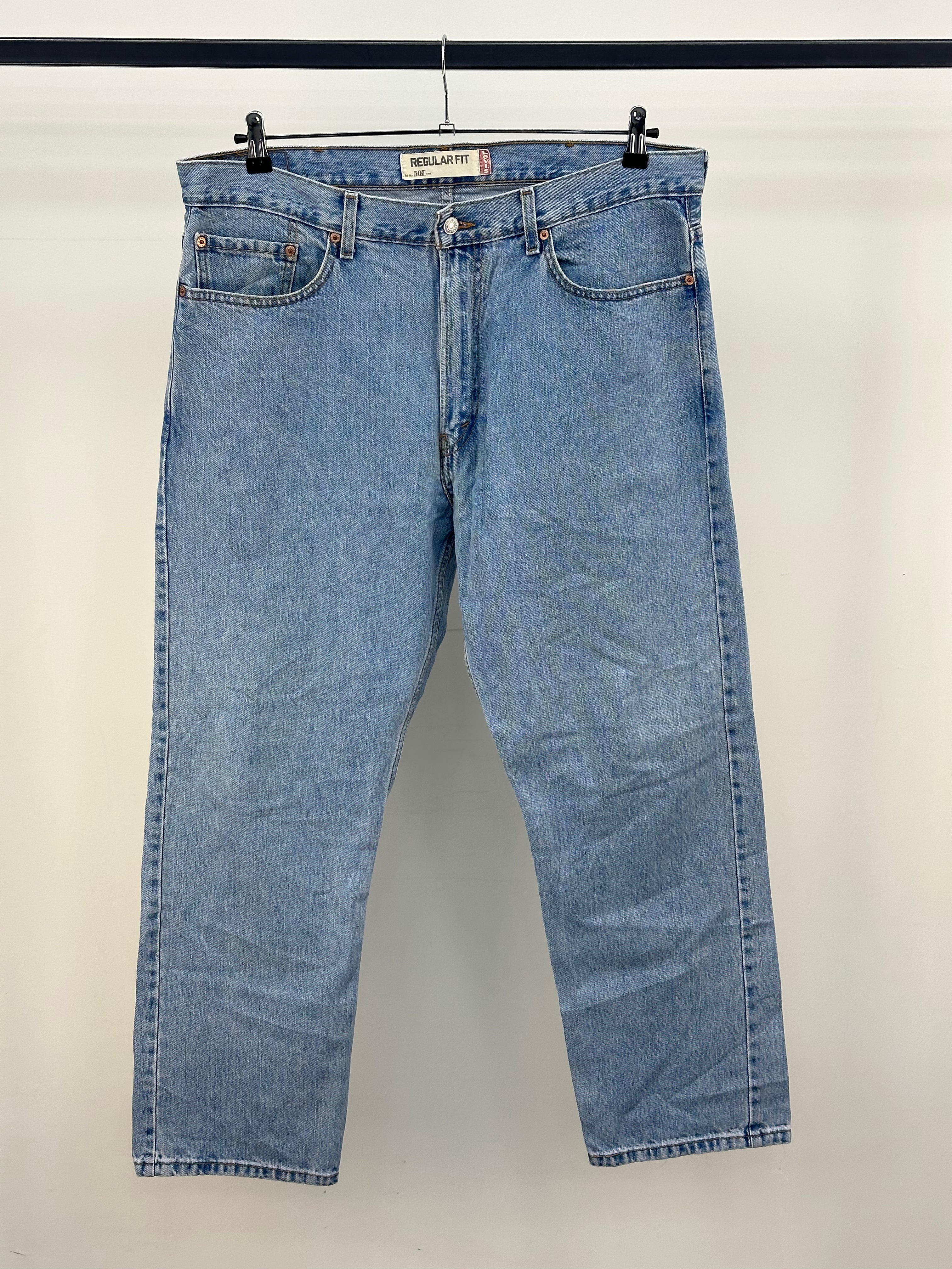 LEVI'S 505 STRAIGHT FIT TAGLIA : 52 ITA = W38 L30